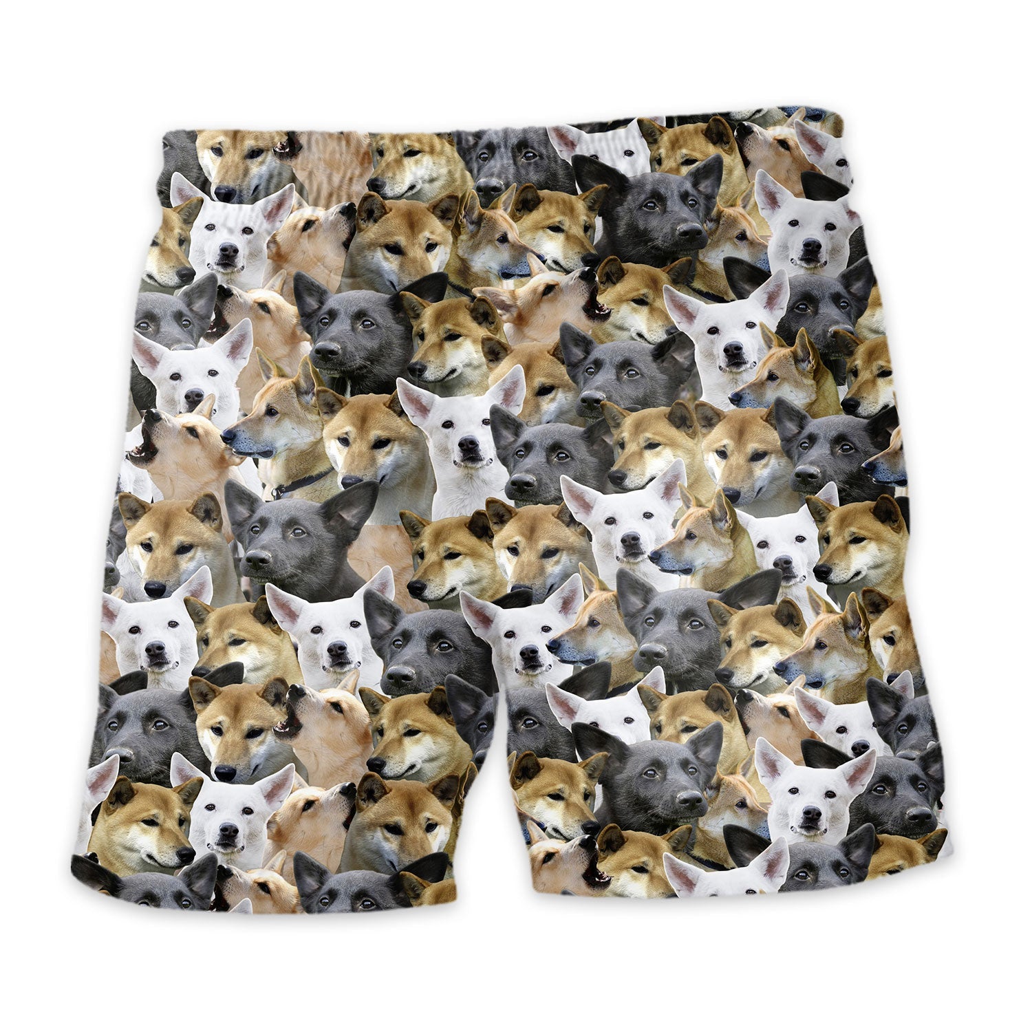 Canaan Dog Full Face Hawaiian Shirt & Short