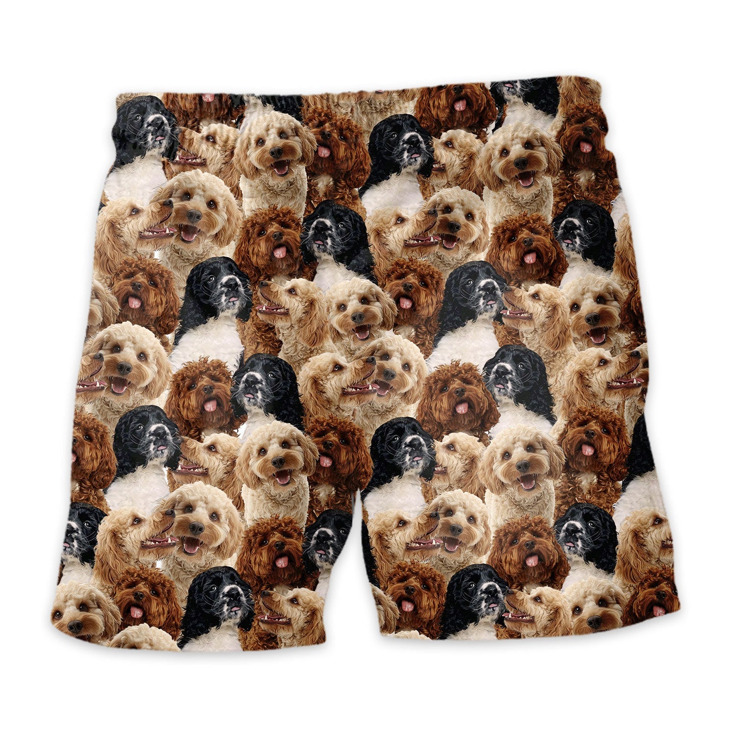 Cockapoo Full Face Hawaiian Shirt & Short