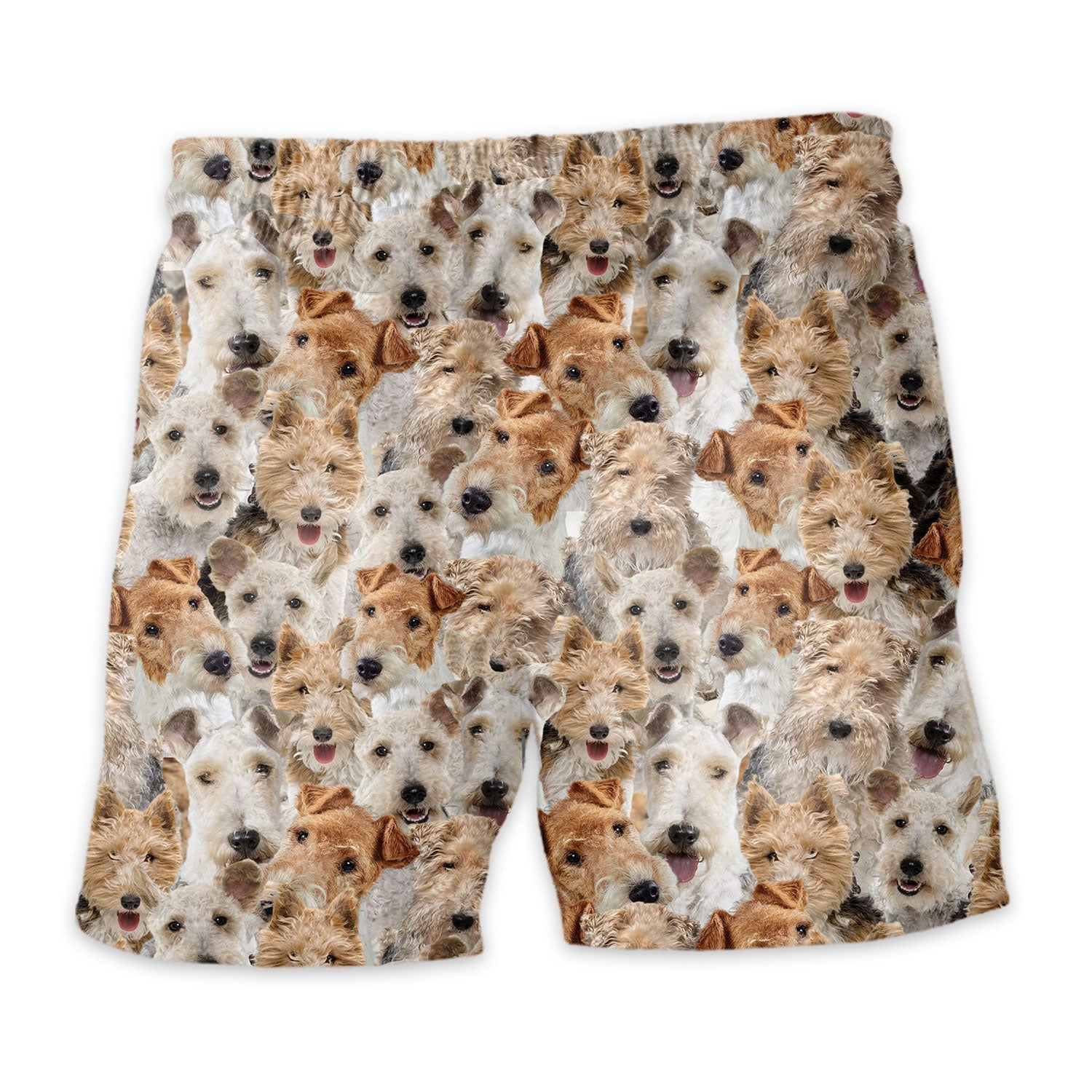 Fox Terrier Full Face Hawaiian Shirt & Short