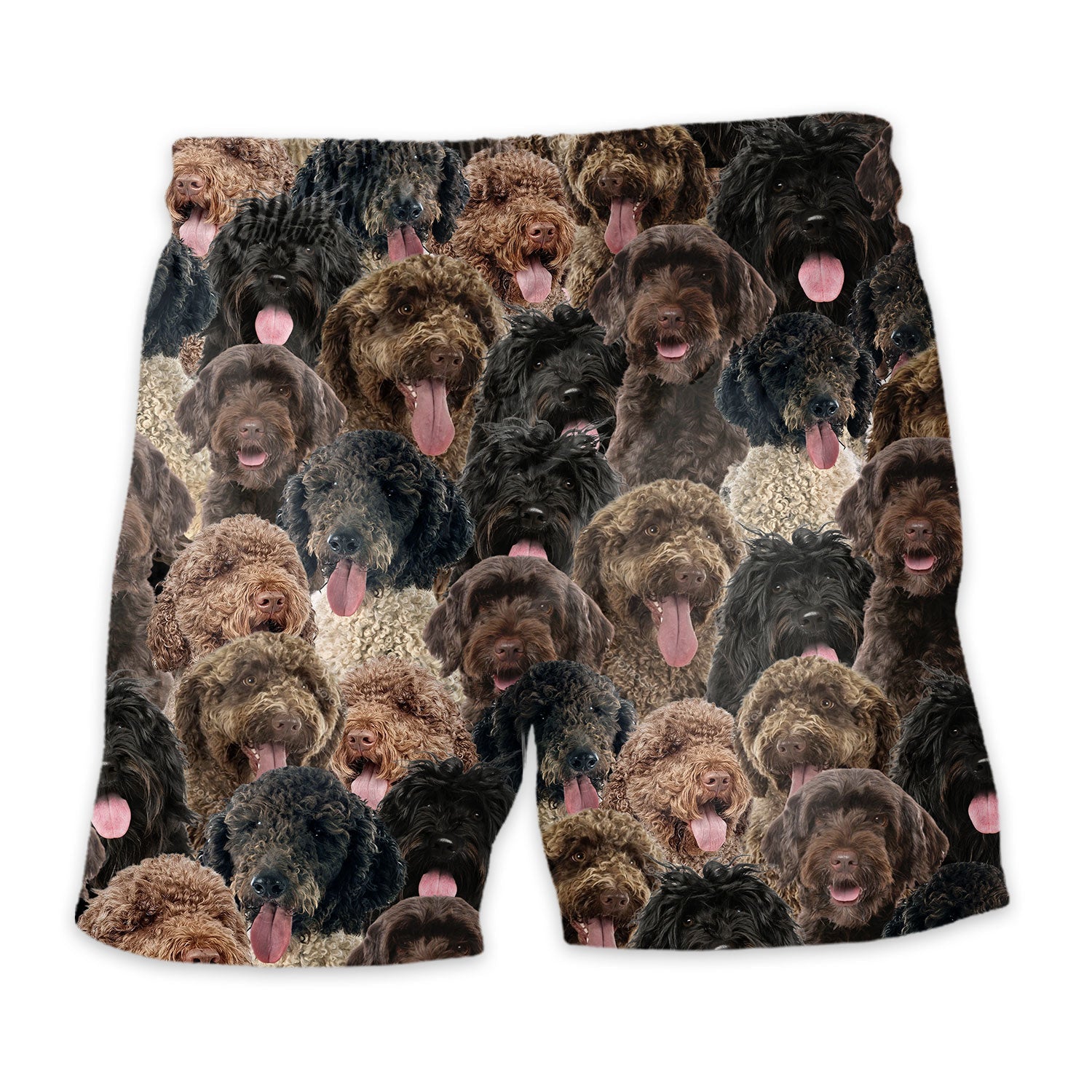 Portuguese Water Dog 1 Full Face Hawaiian Shirt & Short