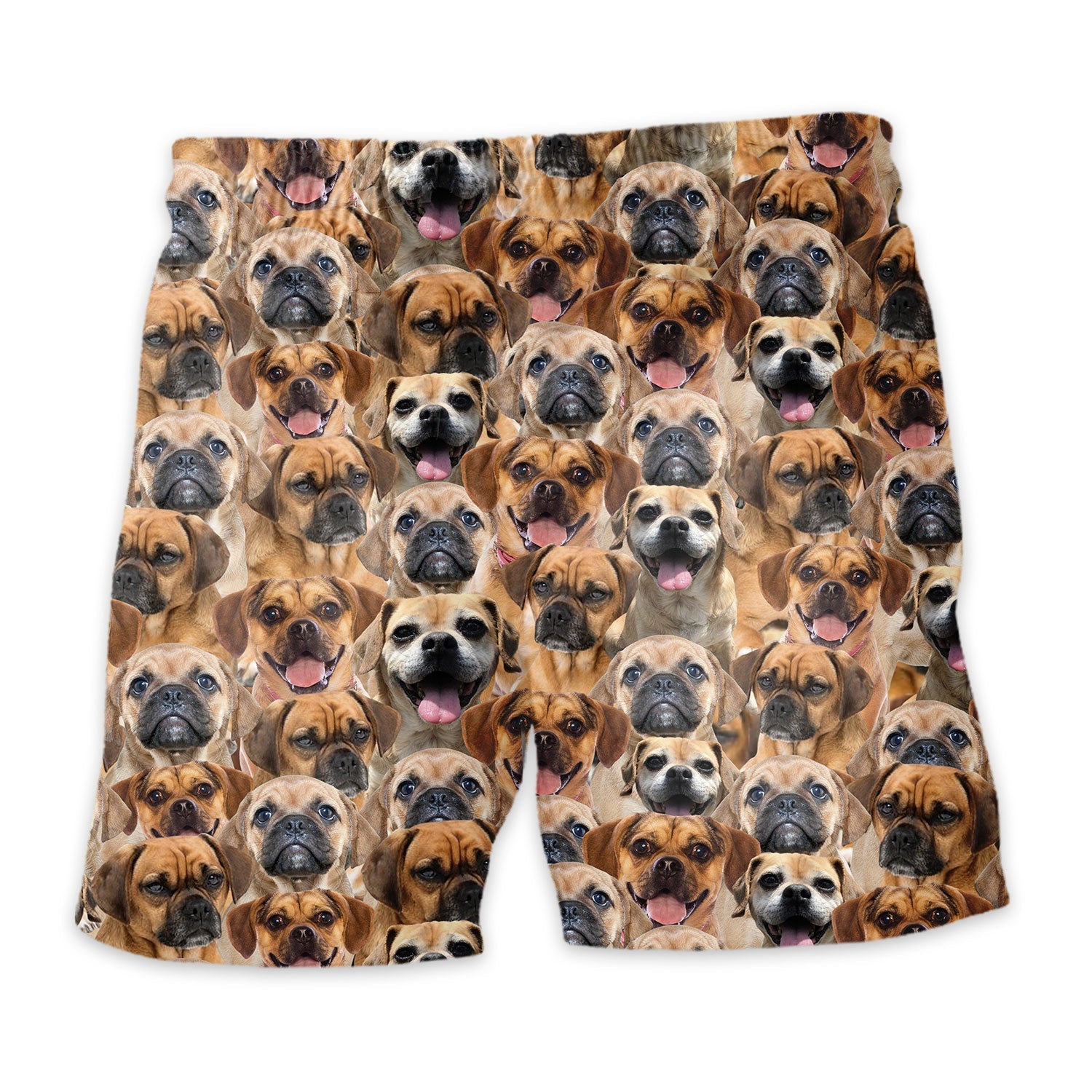 Puggle Full Face Hawaiian Shirt & Short