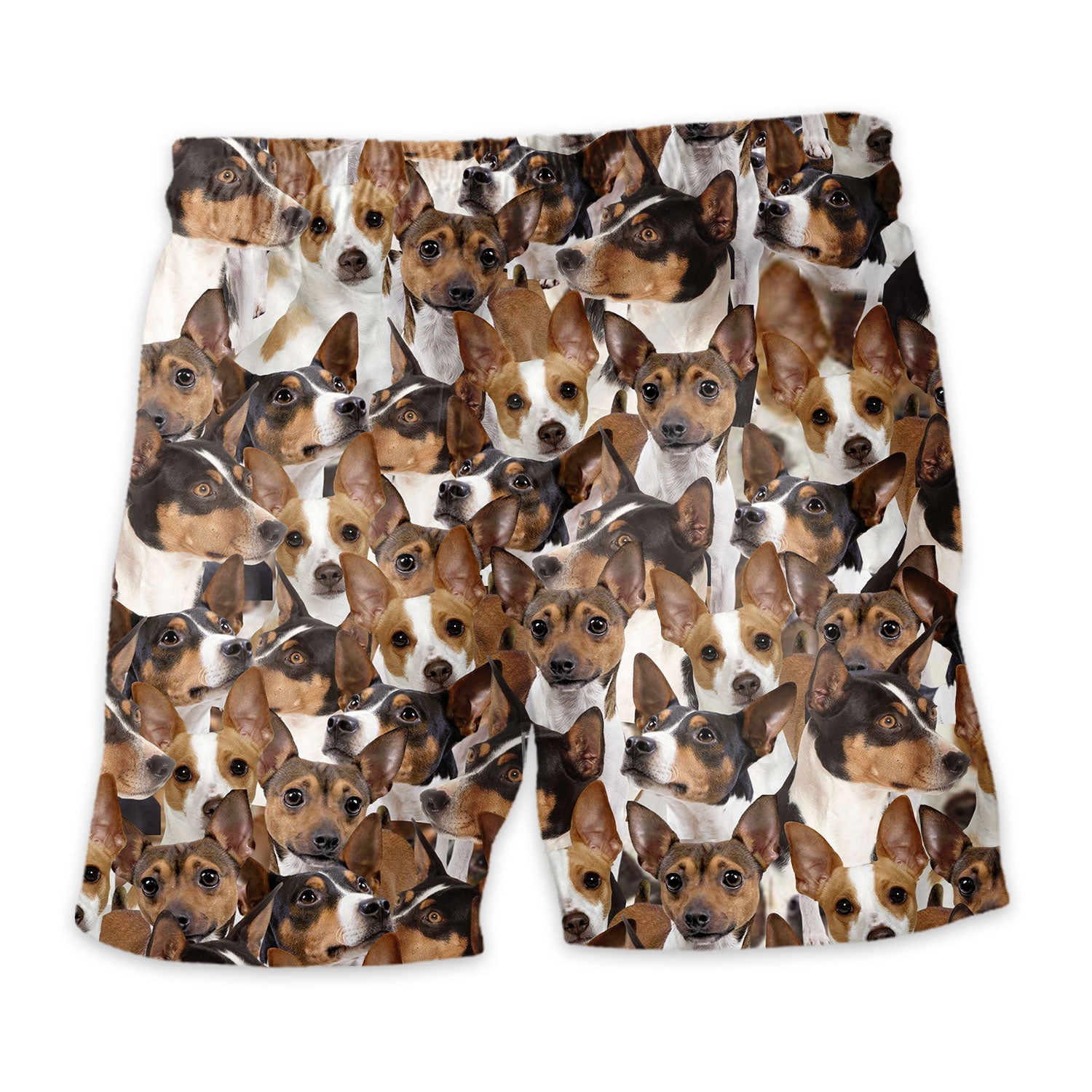 Rat Terrier Full Face Hawaiian Shirt & Short