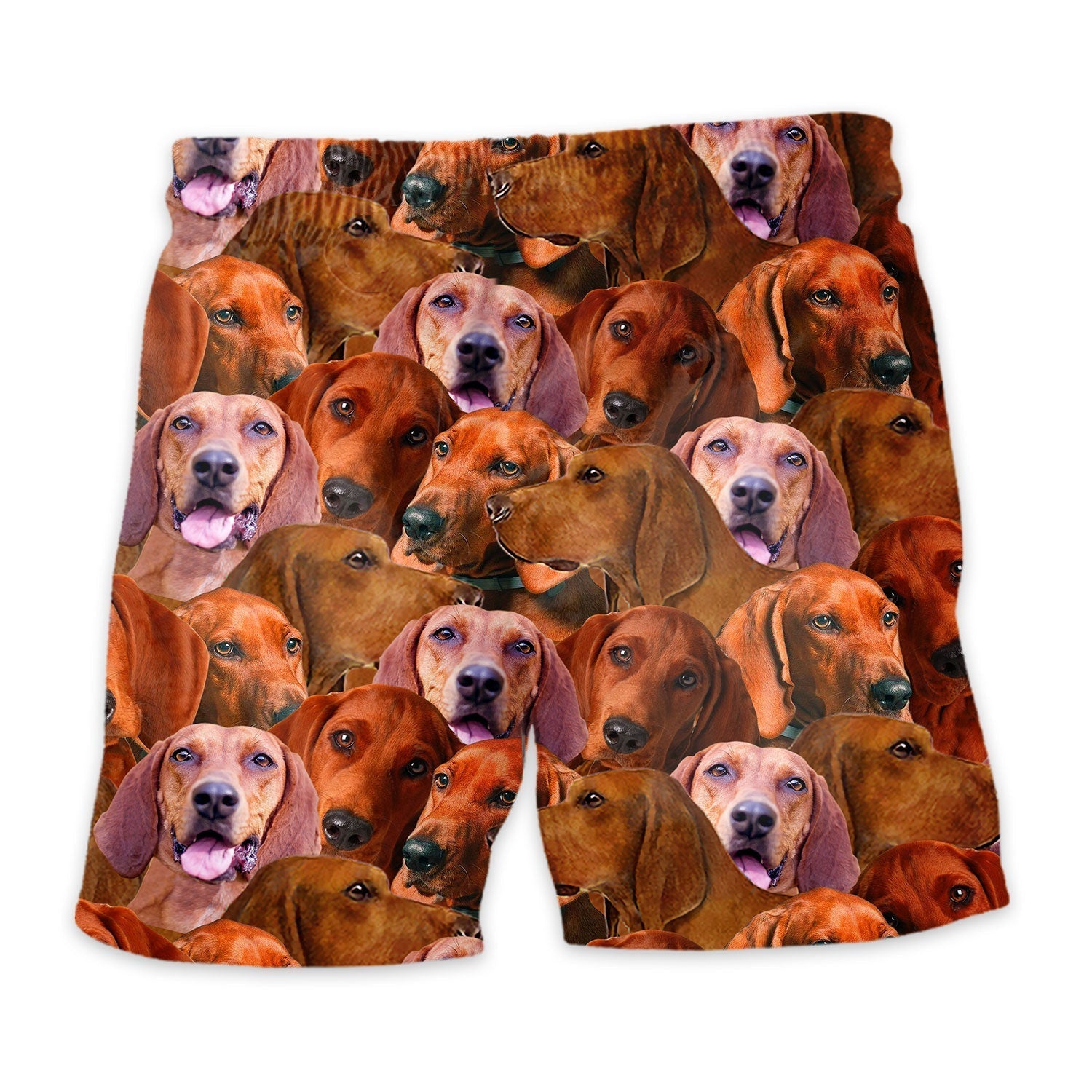 Redbone Coonhound Full Face Hawaiian Shirt & Short