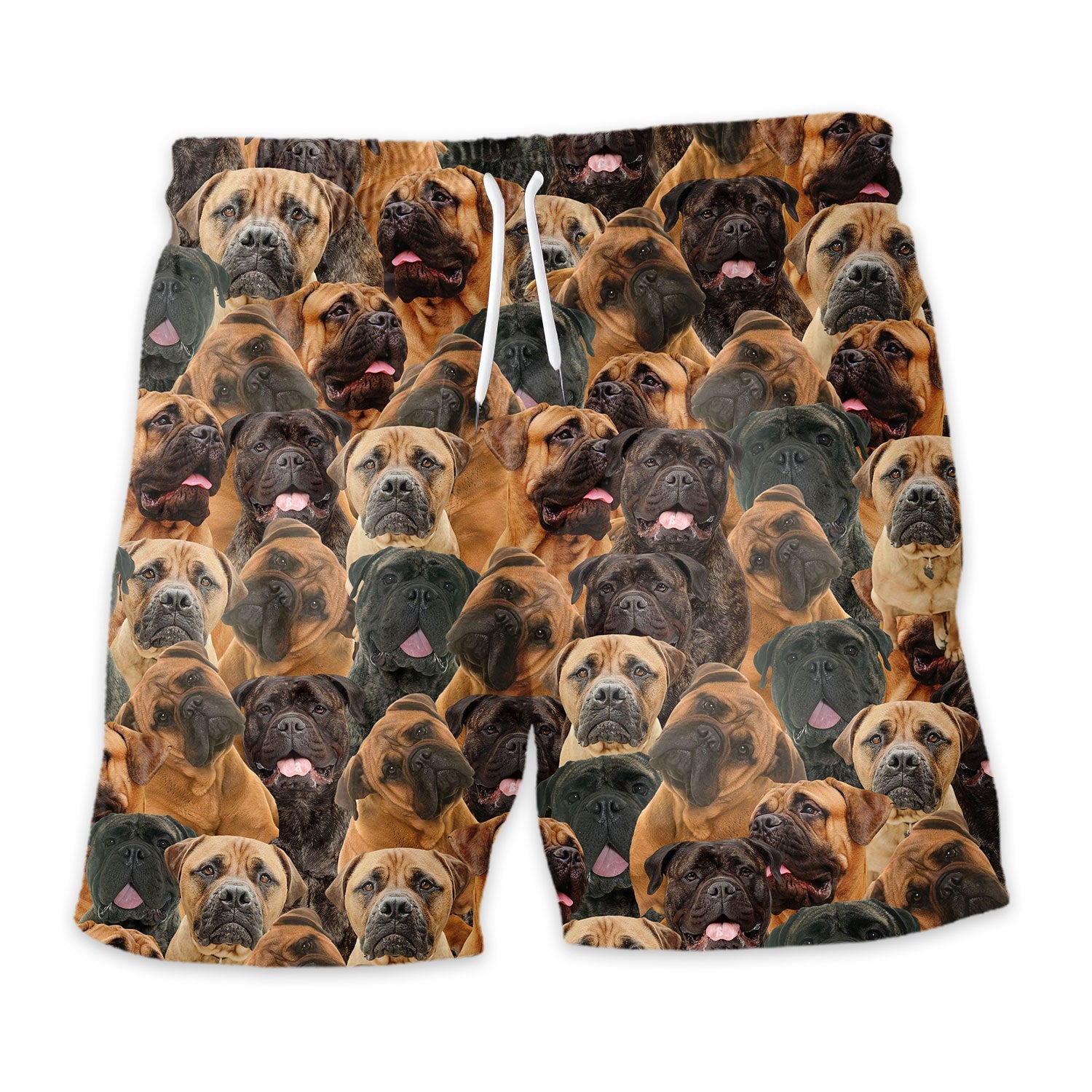 Bullmastiff Full Face Hawaiian Shirt & Short