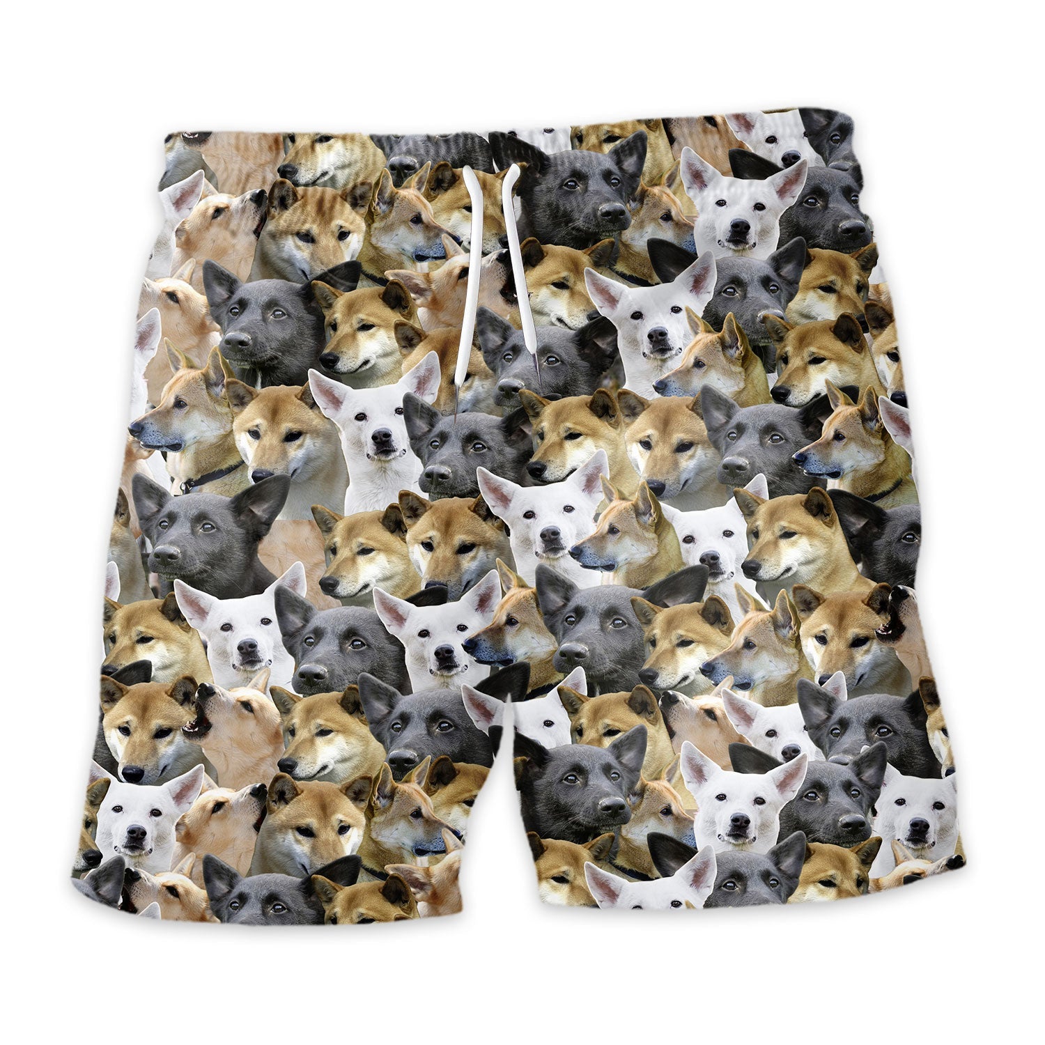 Canaan Dog Full Face Hawaiian Shirt & Short