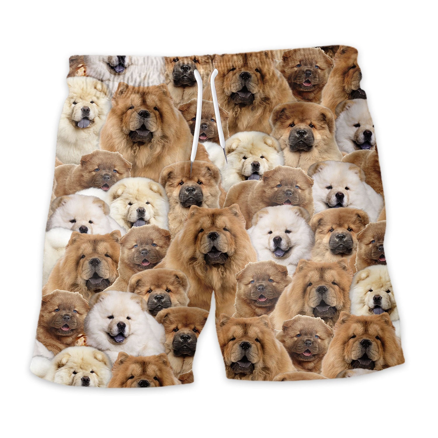 Chow Chow Full Face Hawaiian Shirt & Short