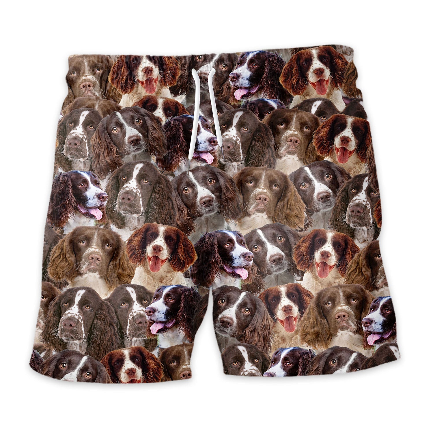 English Springer Spaniel Full Face Hawaiian Shirt & Short