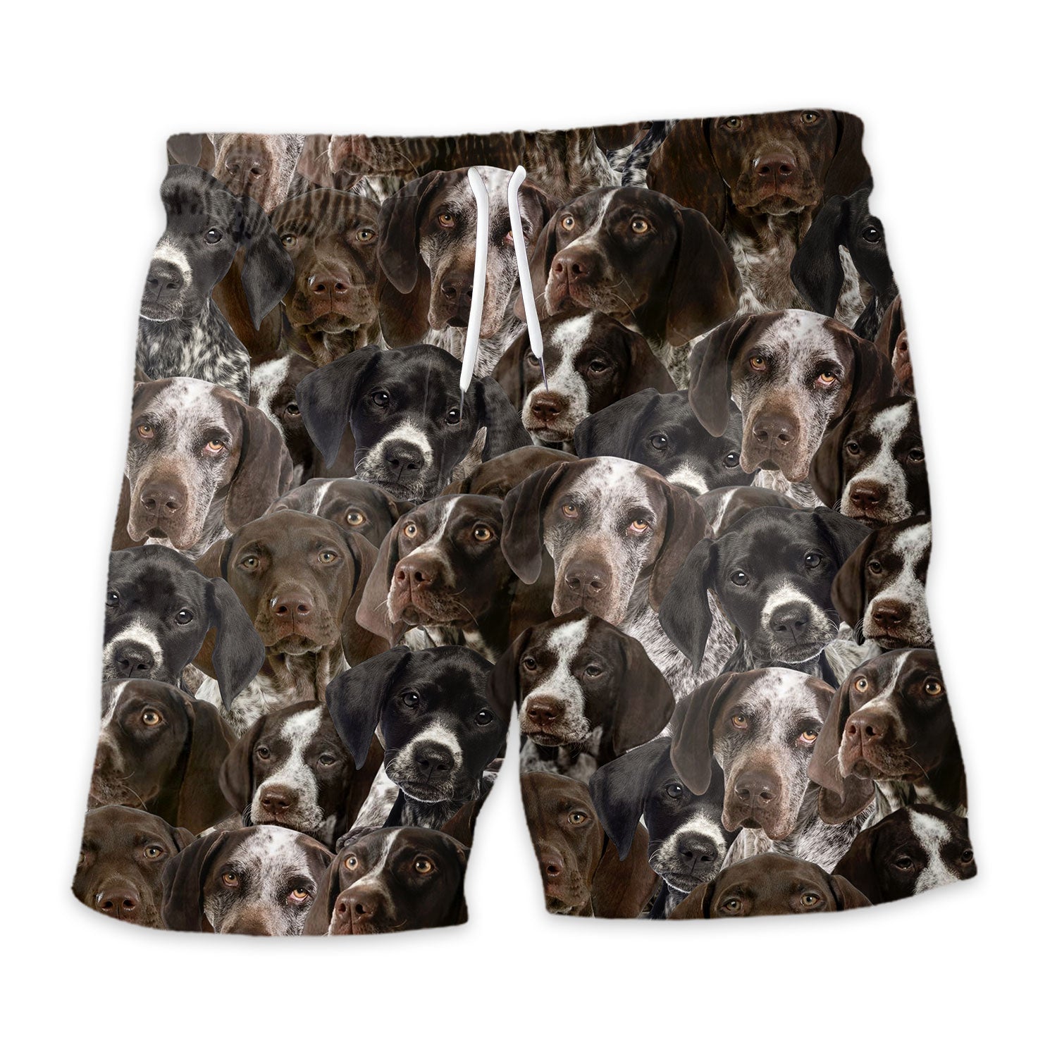German Shorthaired Pointer Full Face Hawaiian Shirt & Short