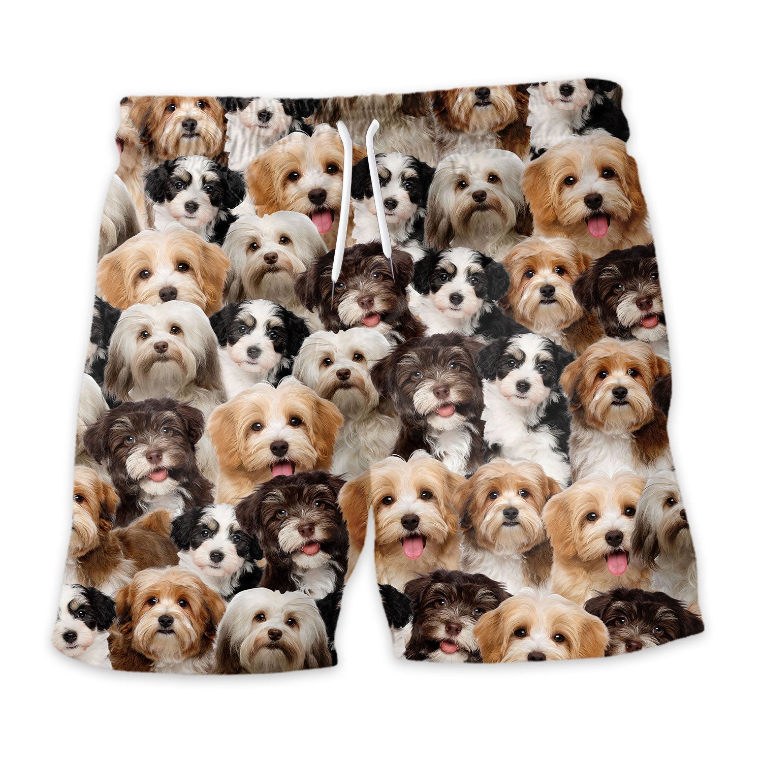 Havanese Full Face Hawaiian Shirt & Short
