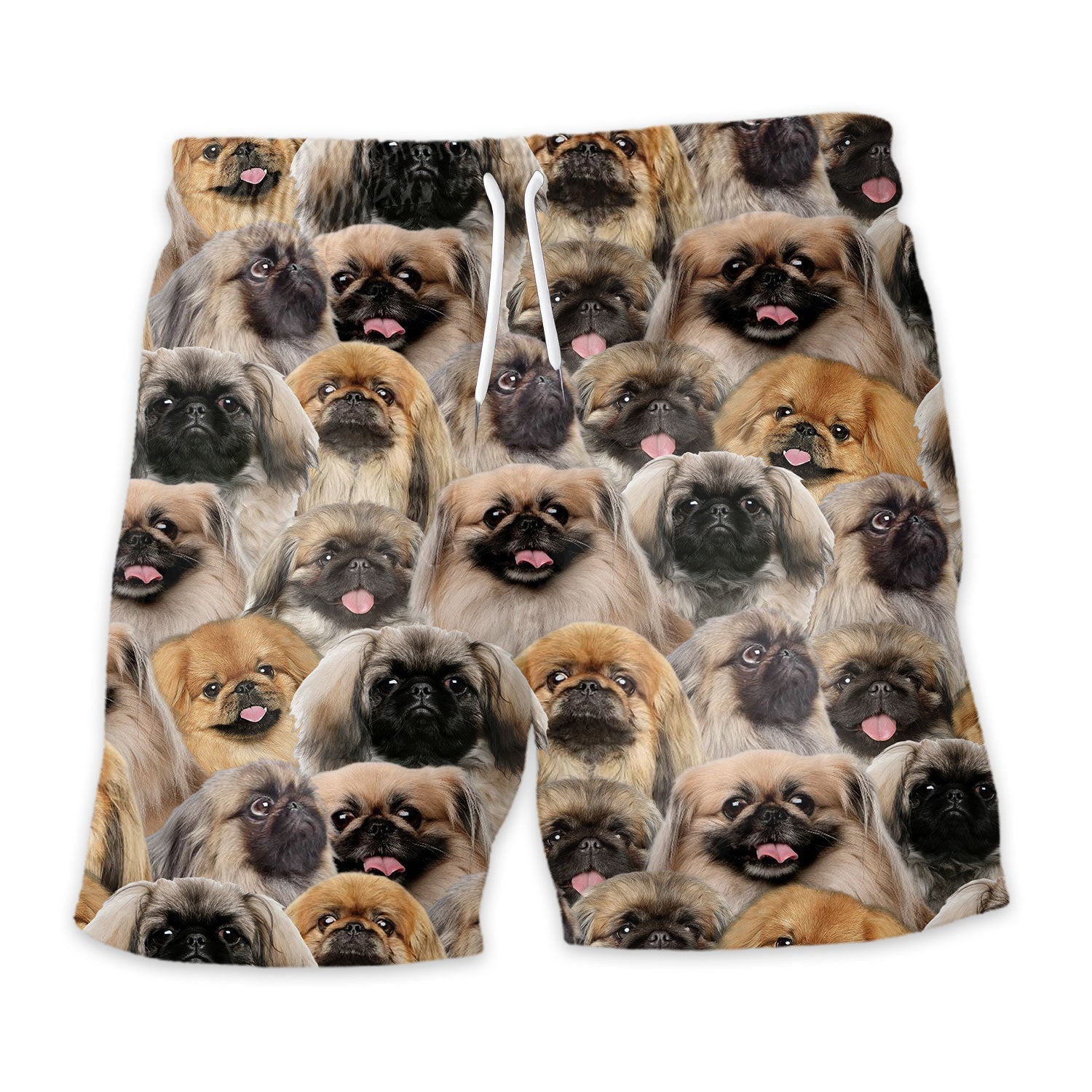 Pekingese Full Face Hawaiian Shirt & Short