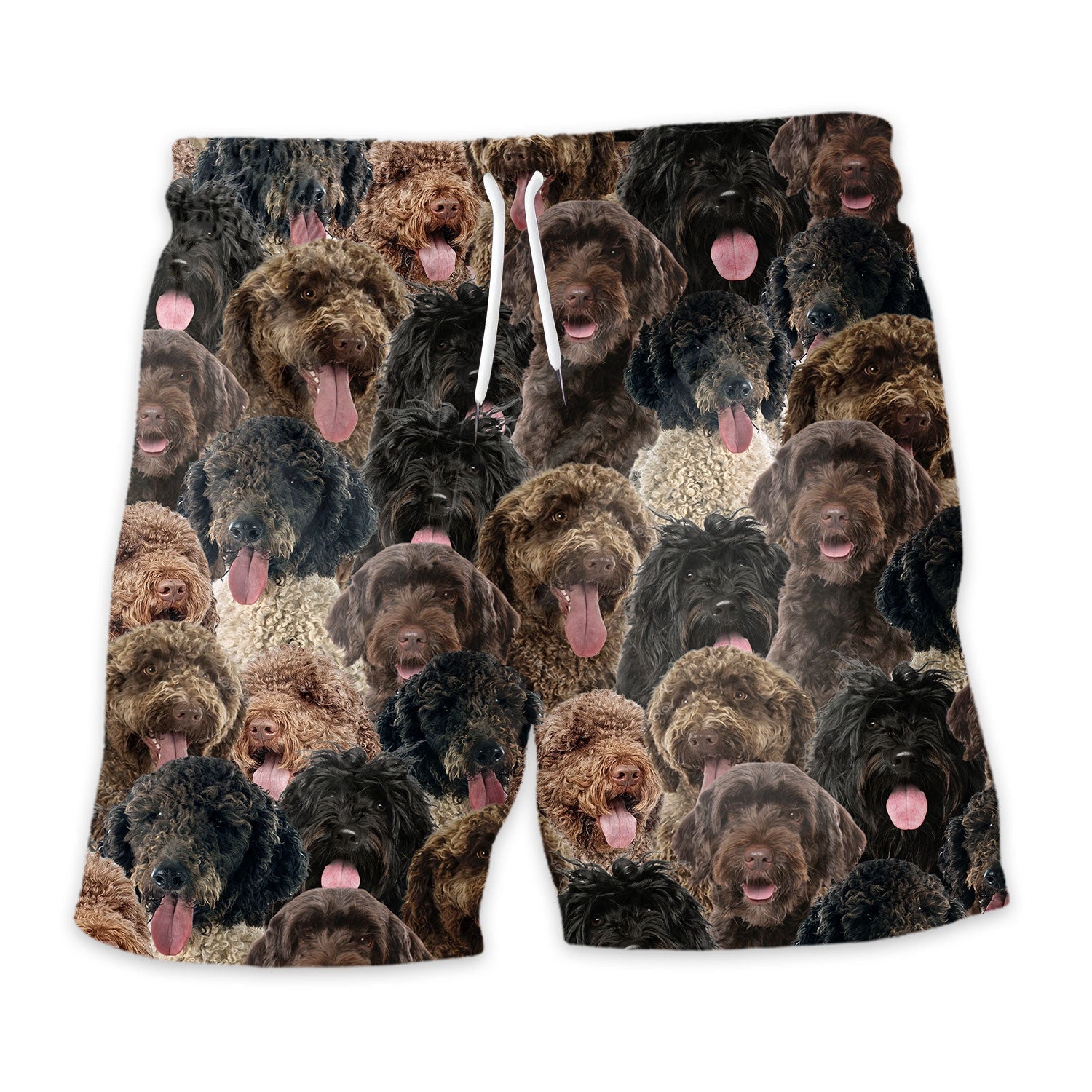 Portuguese Water Dog 1 Full Face Hawaiian Shirt & Short