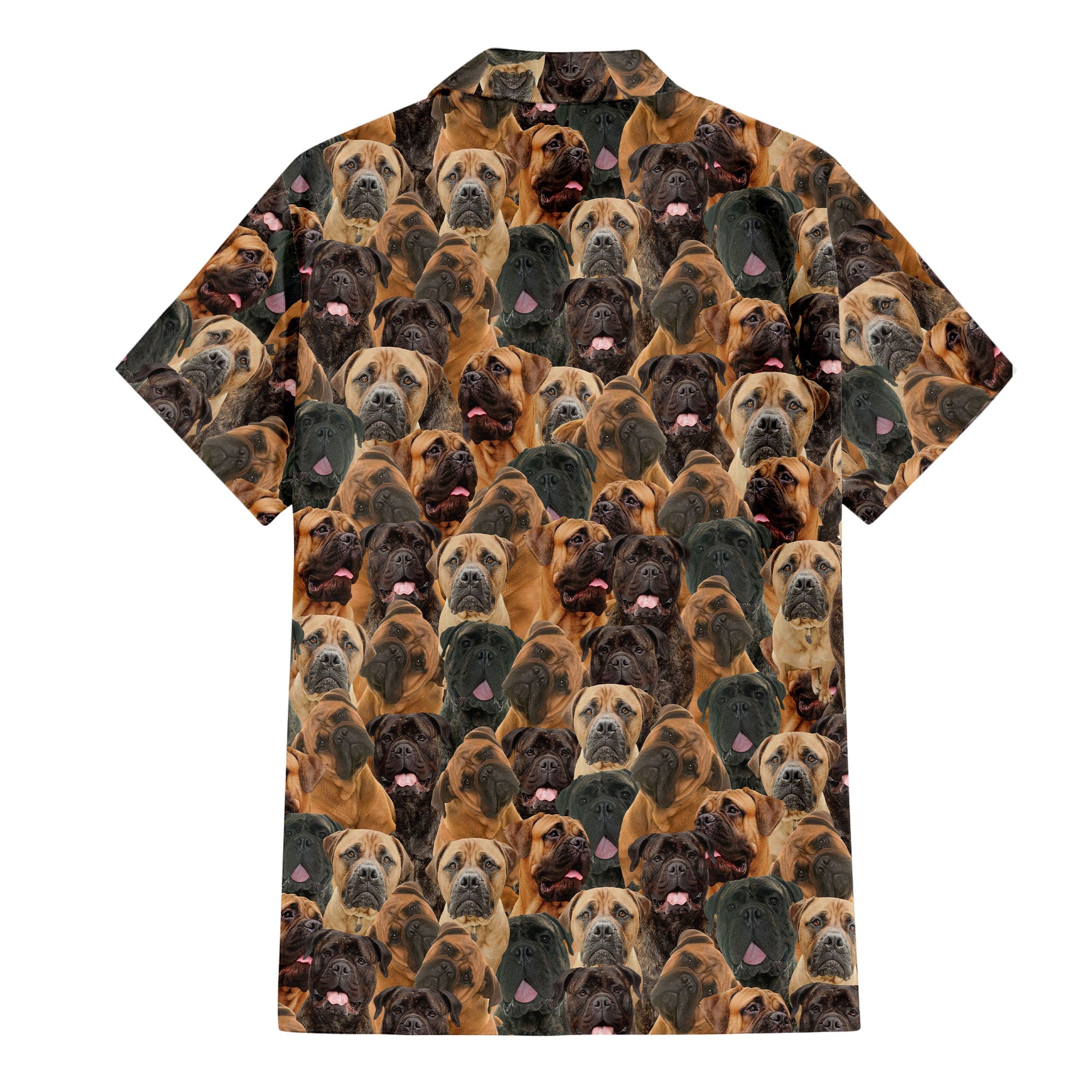 Bullmastiff Full Face Hawaiian Shirt & Short