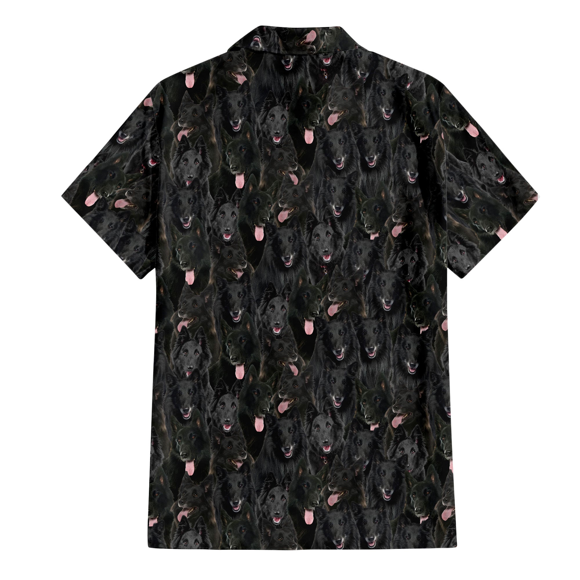 Groenendael Dog Full Face Hawaiian Shirt & Short
