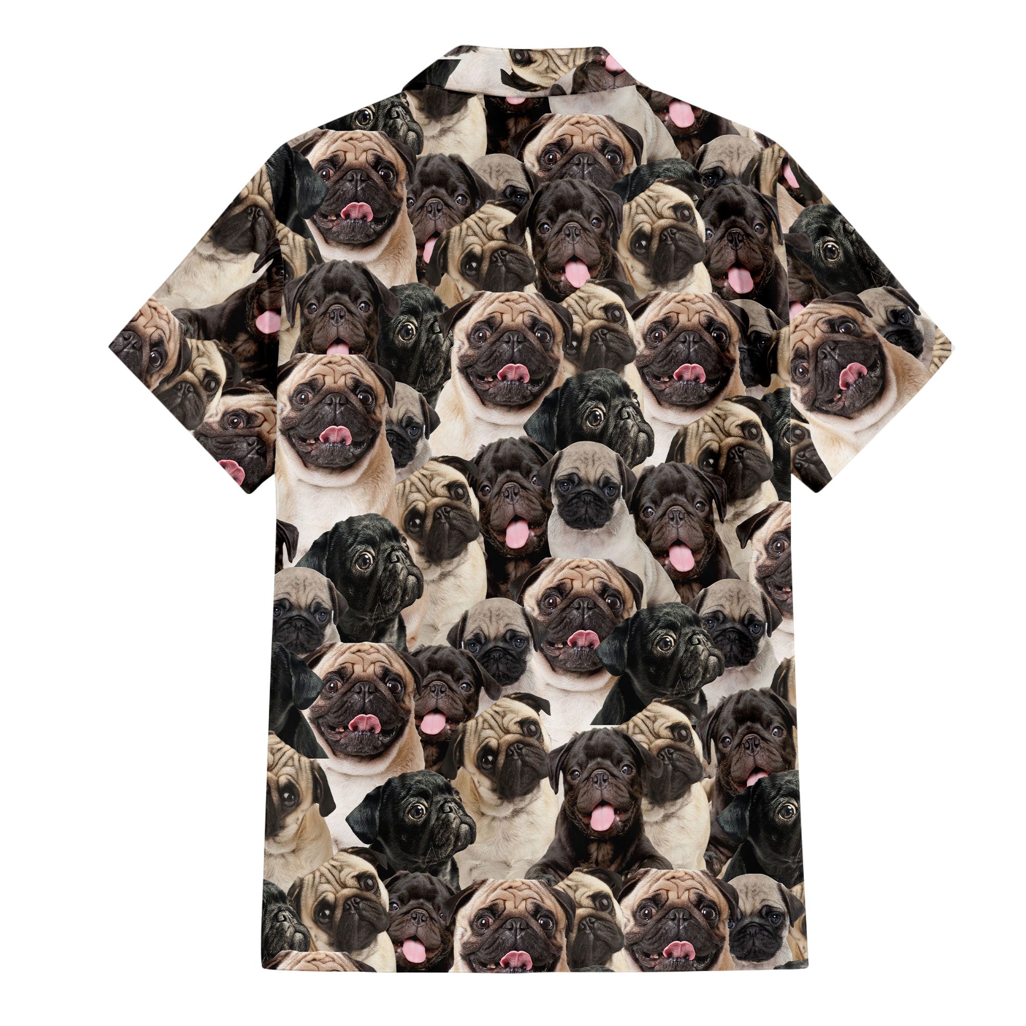 Pug Full Face Hawaiian Shirt & Short