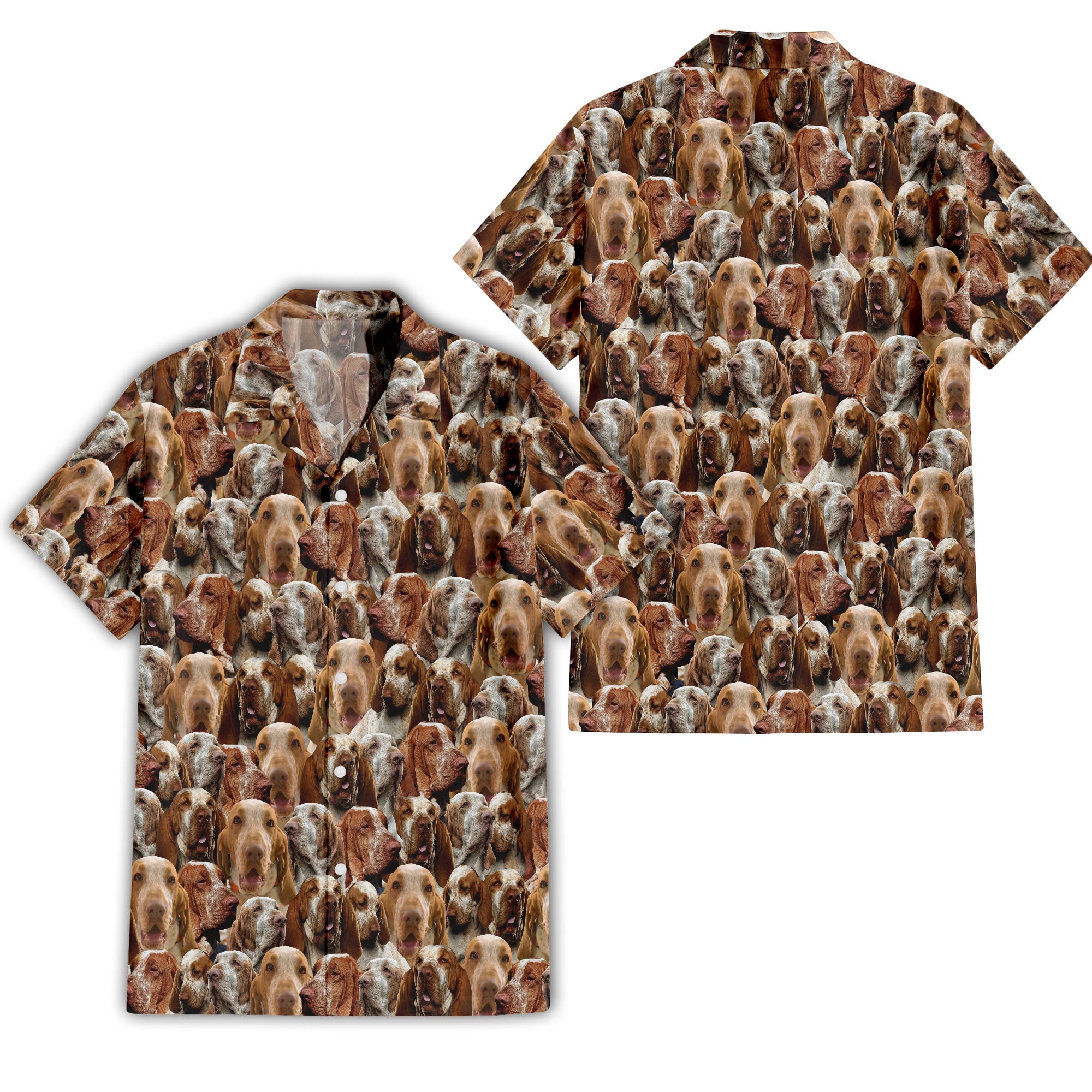 Bracco Italiano Full Face Hawaiian Shirt & Short