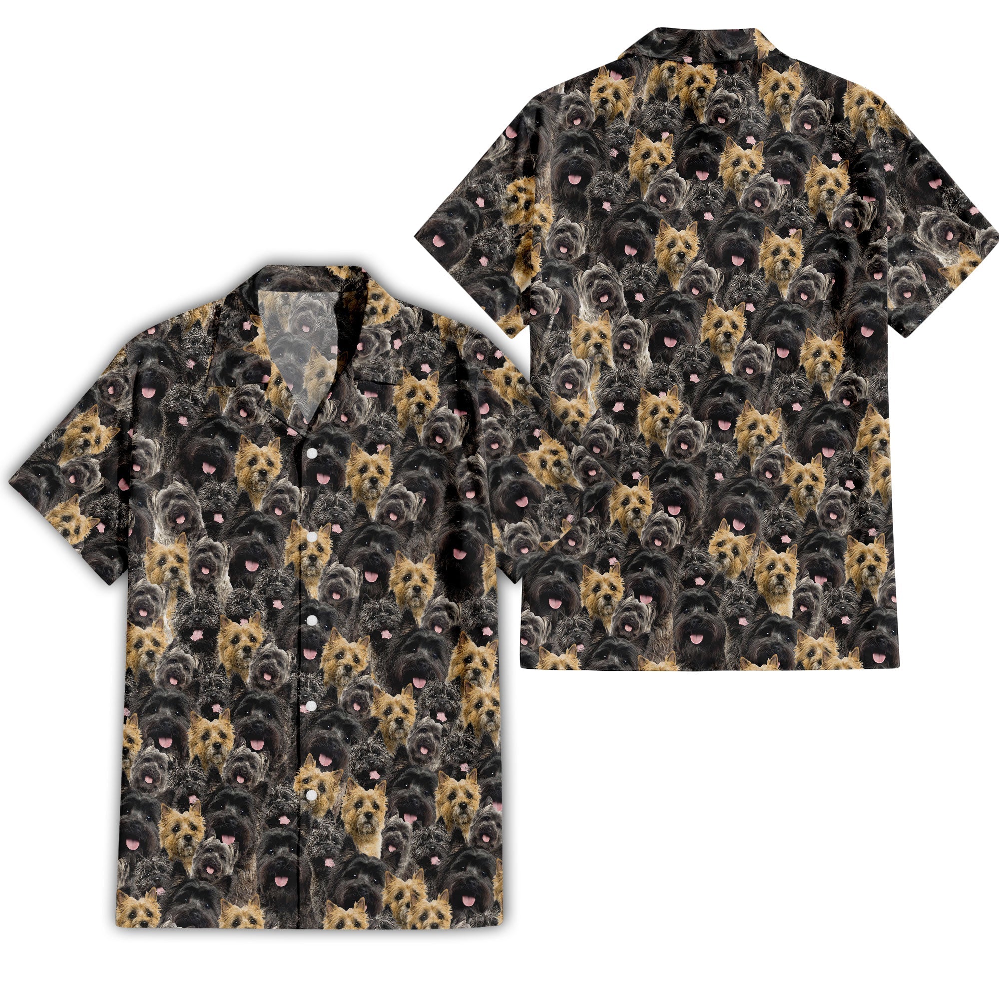 Cairn Terrier Full Face Hawaiian Shirt & Short
