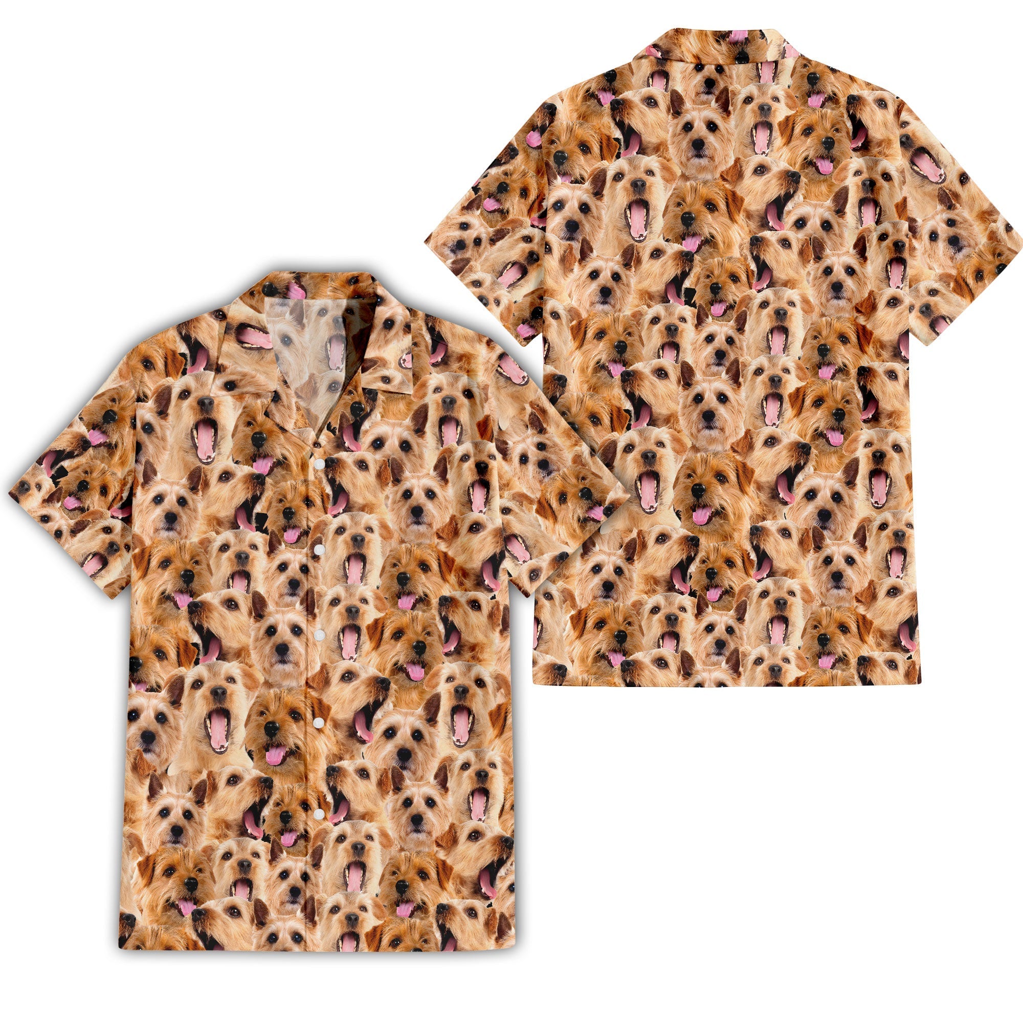 Norfolk Terrier Full Face Hawaiian Shirt & Short