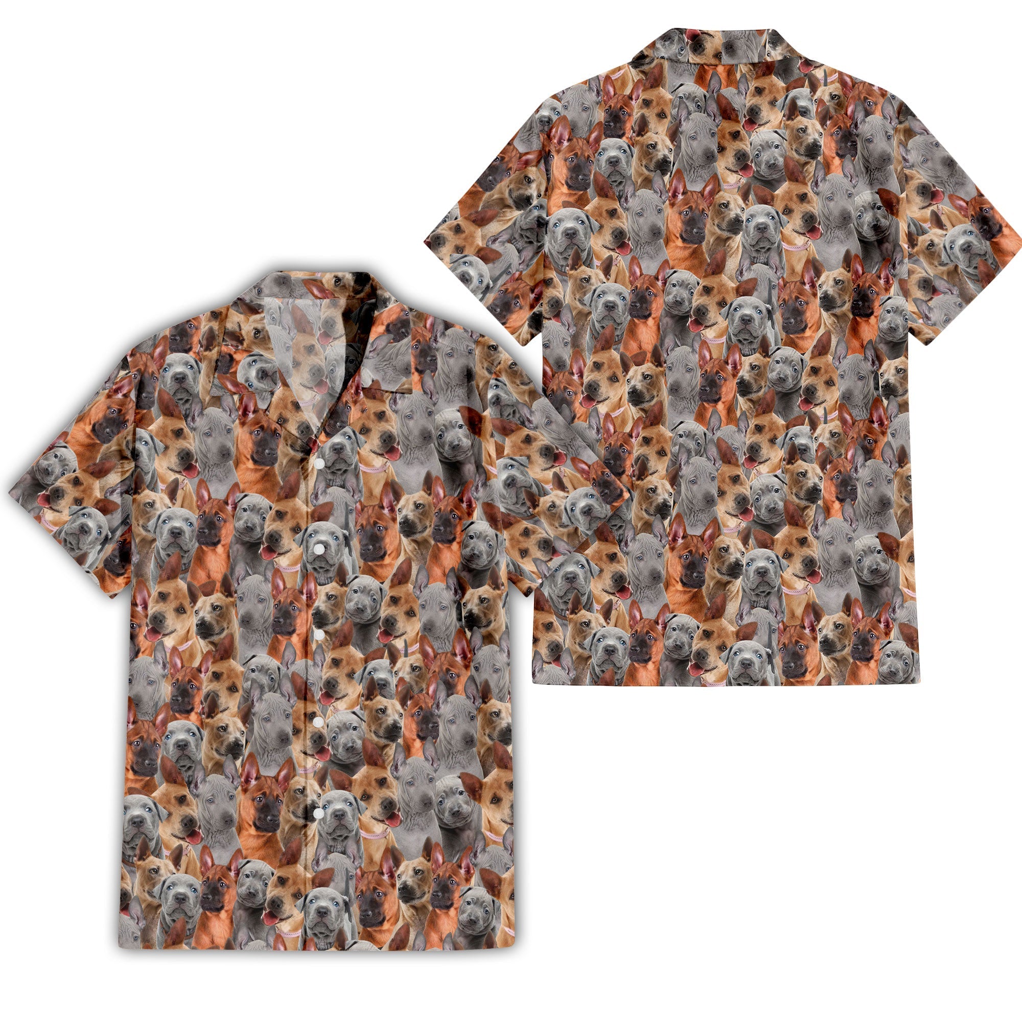 Thai Ridgeback Full Face Hawaiian Shirt & Short