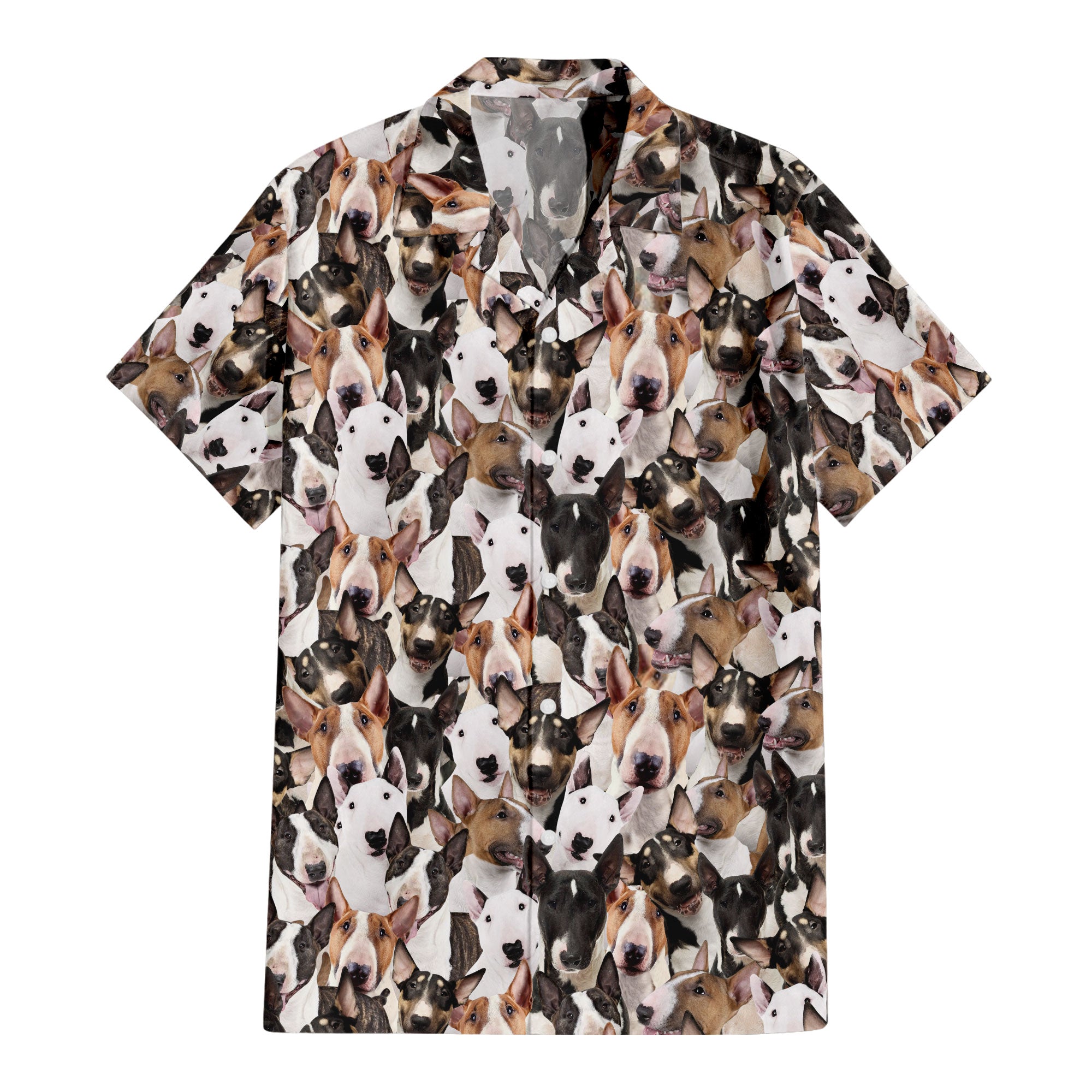 Bull Terrier Full Face Hawaiian Shirt & Short