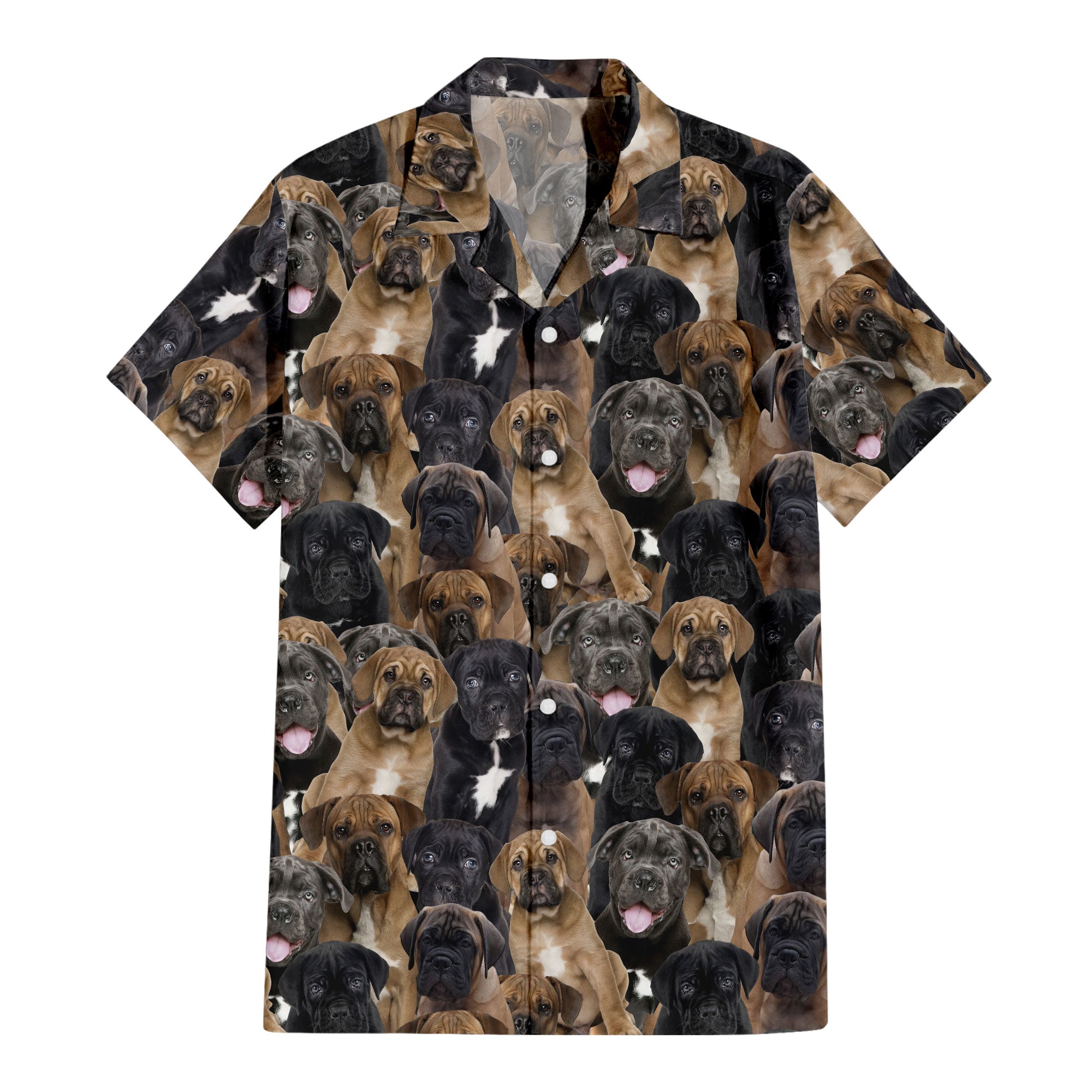 Cane Corso Dog Full Face Hawaiian Shirt & Short