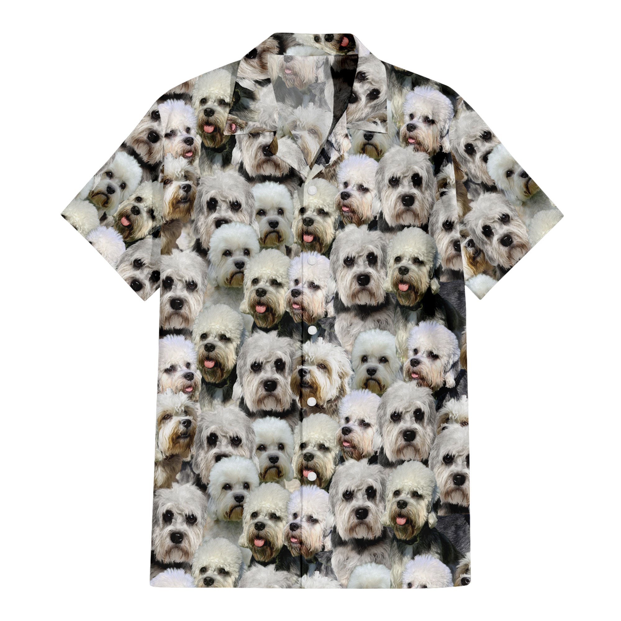 Dandie Dinmont Terrier Full Face Hawaiian Shirt & Short