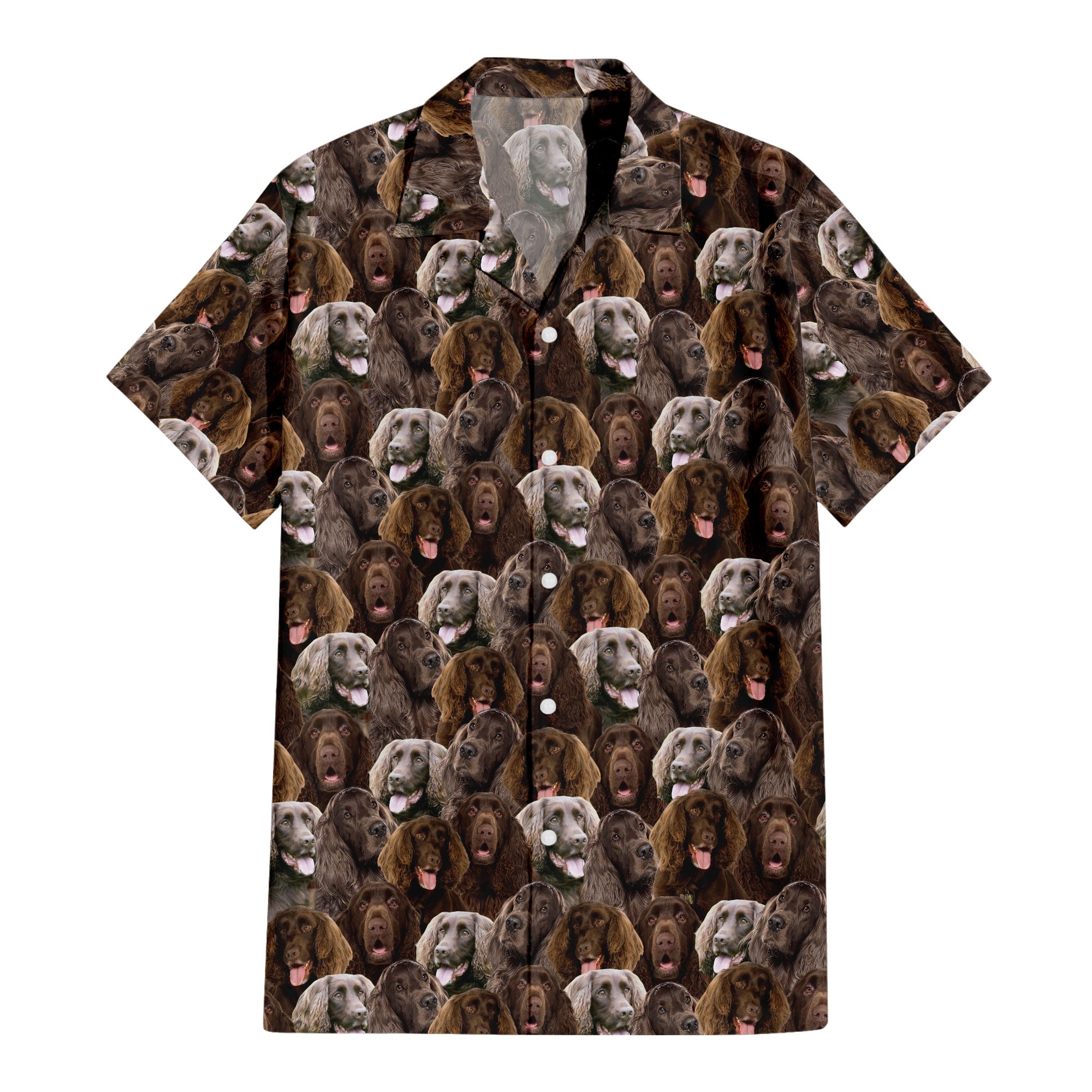 Field Spaniel Full Face Hawaiian Shirt & Short