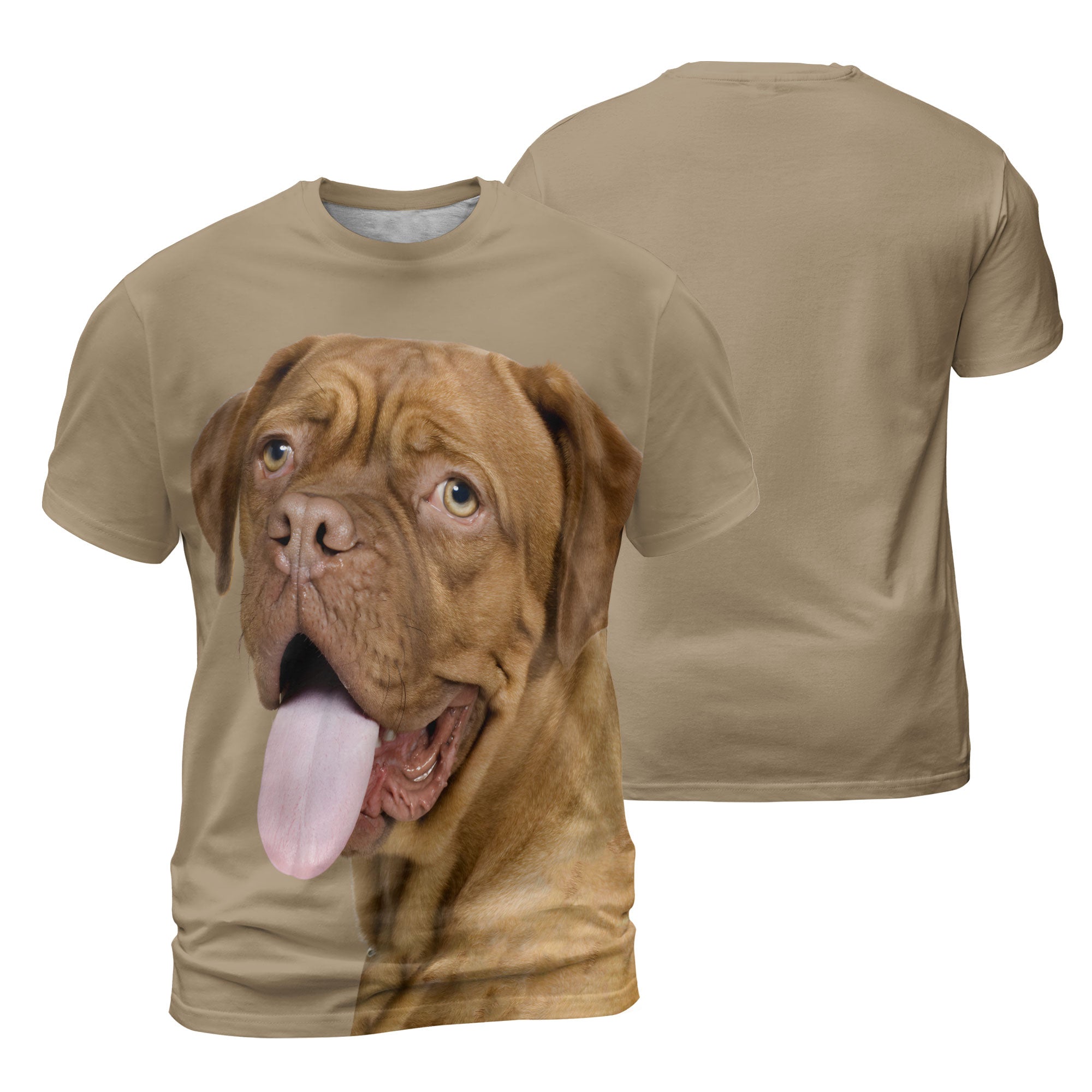 Bordeaux Mastiff 2 - 3D Graphic T-Shirt