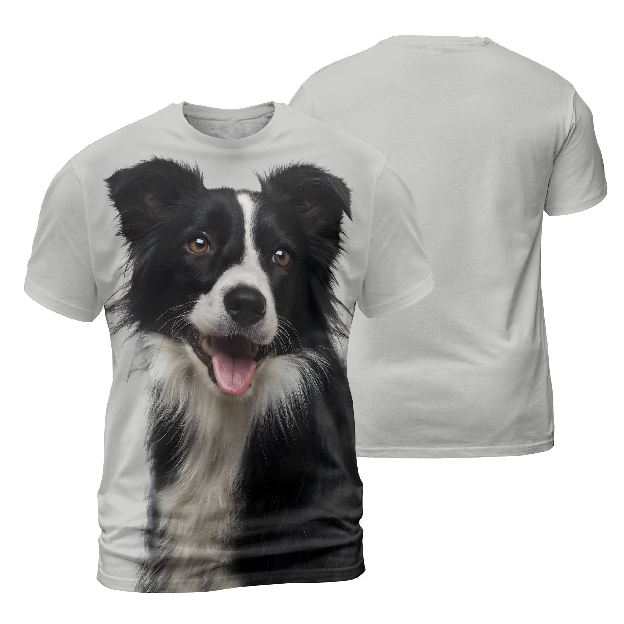 Border Collie - 3D Graphic T-Shirt