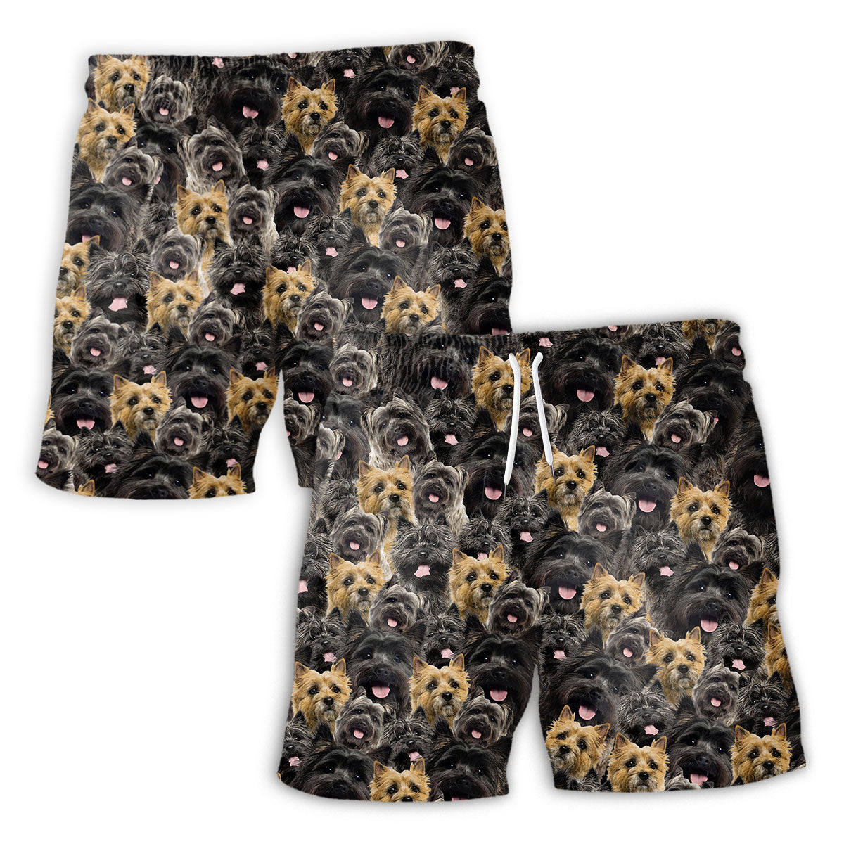 Cairn Terrier Full Face Hawaiian Shirt & Short