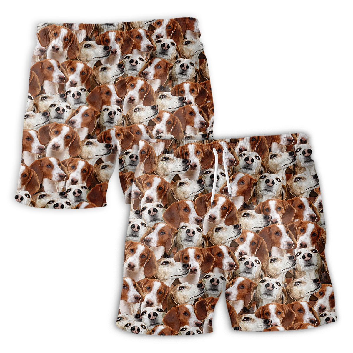 Deutsche Bracke Full Face Hawaiian Shirt & Short
