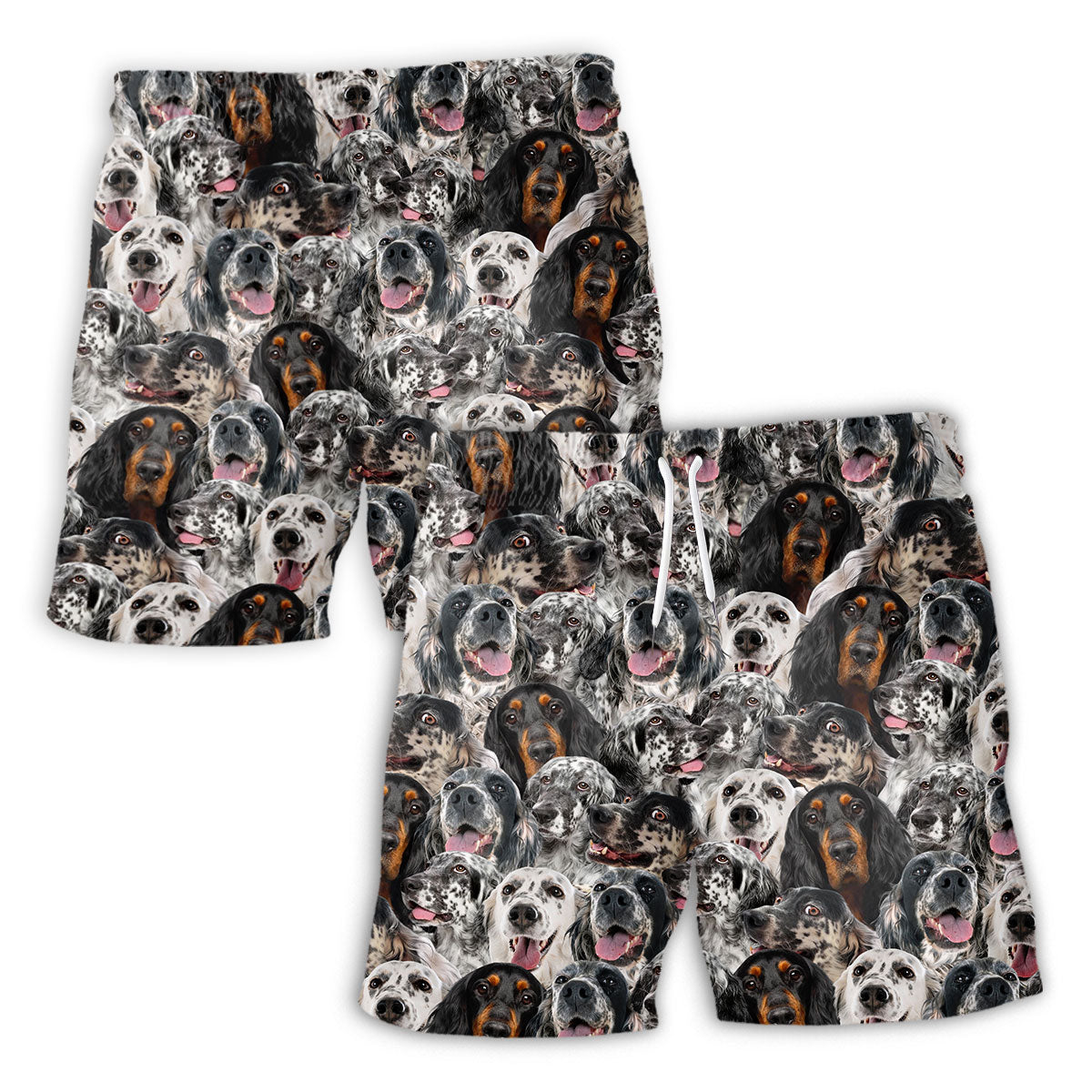 English Setter Full Face Hawaiian Shirt & Short
