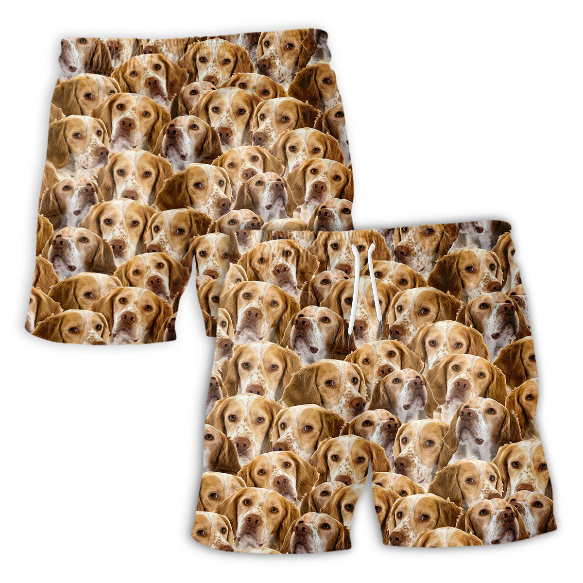 French Spaniel Full Face Hawaiian Shirt & Short