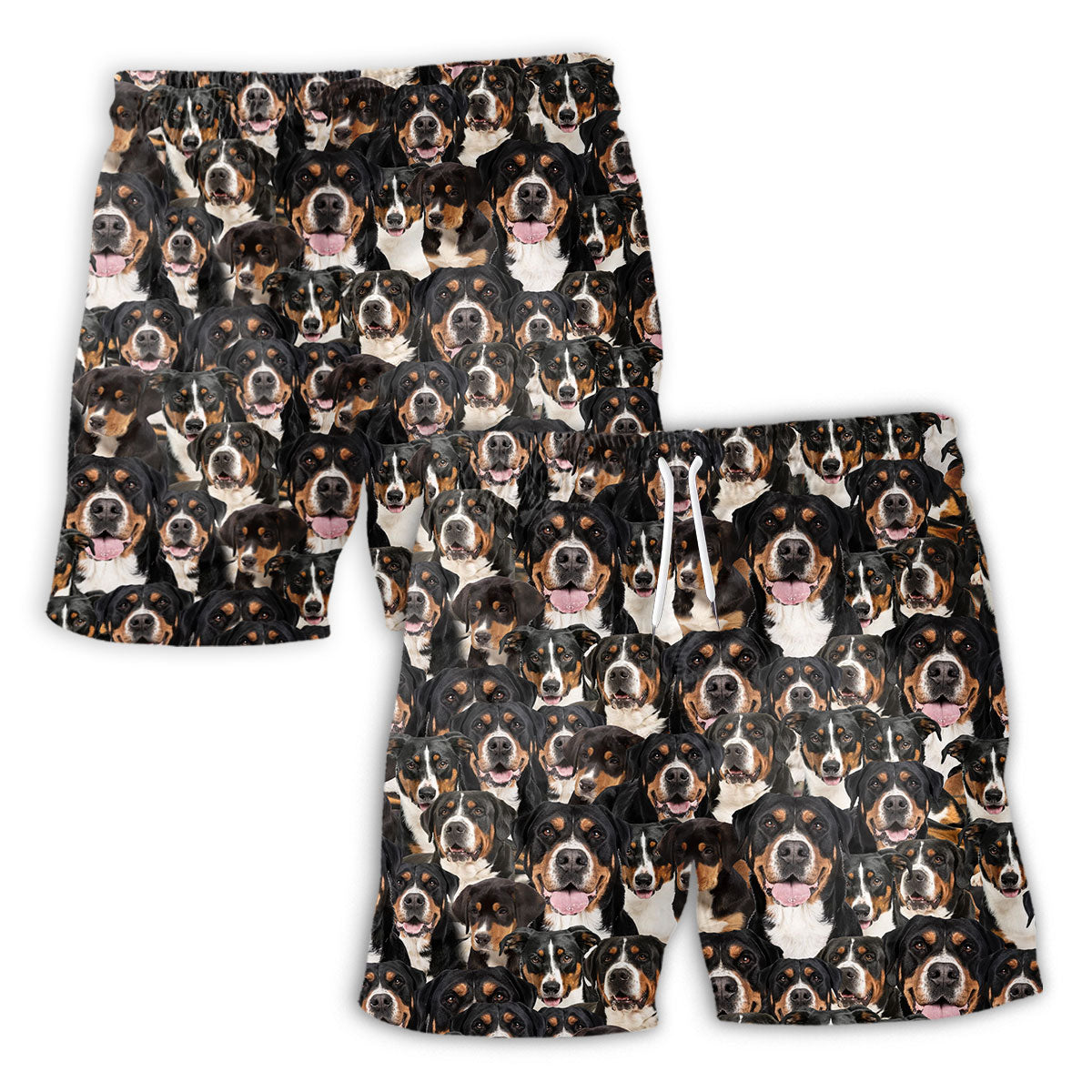 Greater Swiss Mountain Dog Full Face Hawaiian Shirt & Short