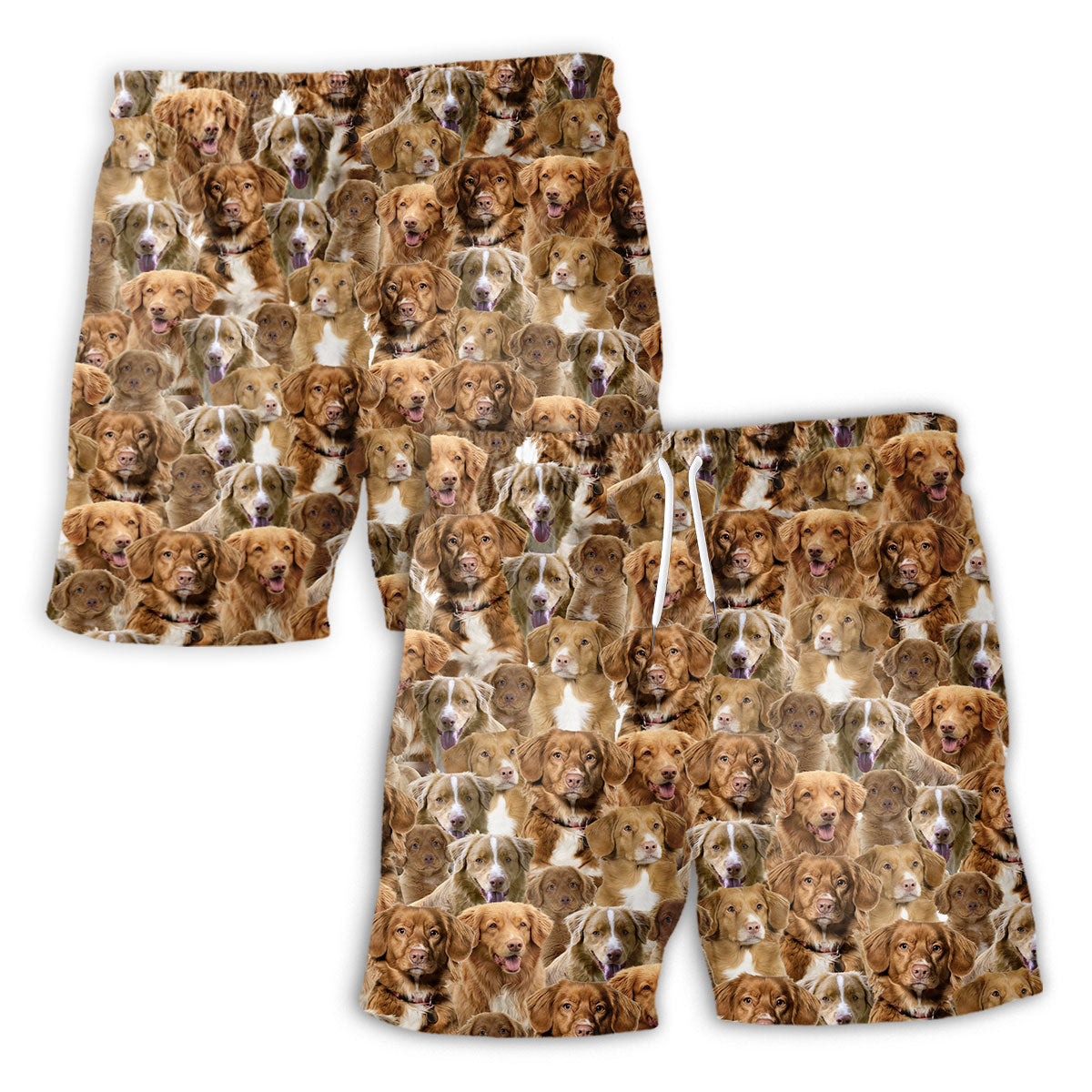 Nova Scotia Duck Tolling Retriever Full Face Hawaiian Shirt & Short