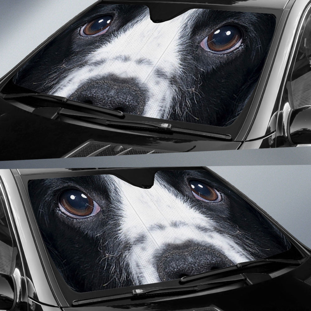 Cocker Spaniel Eyes Car Sun Shade 94