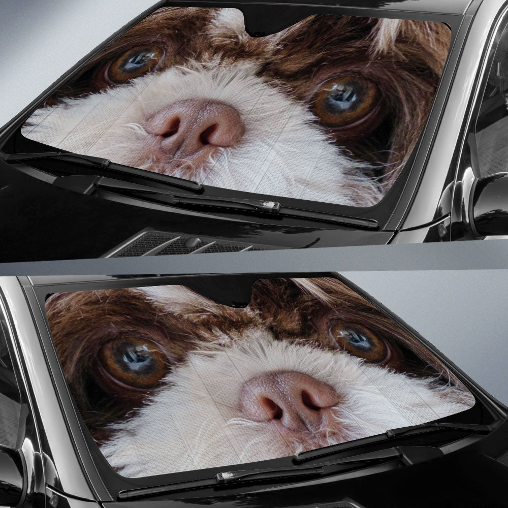 Shih Tzu Eyes Car Sun Shade 94