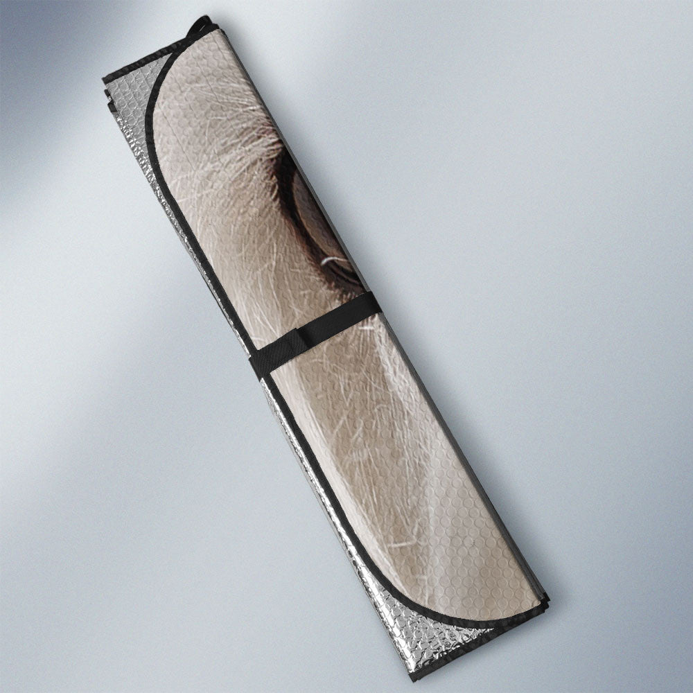 West Highland White Terrier Eyes Car Sun Shade 94