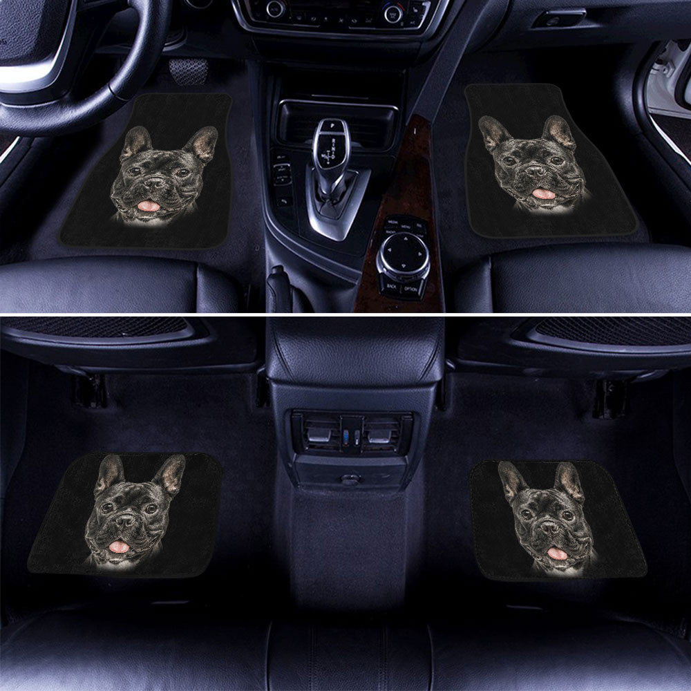 French Bulldog Cute Face Car Floor Mats 118
