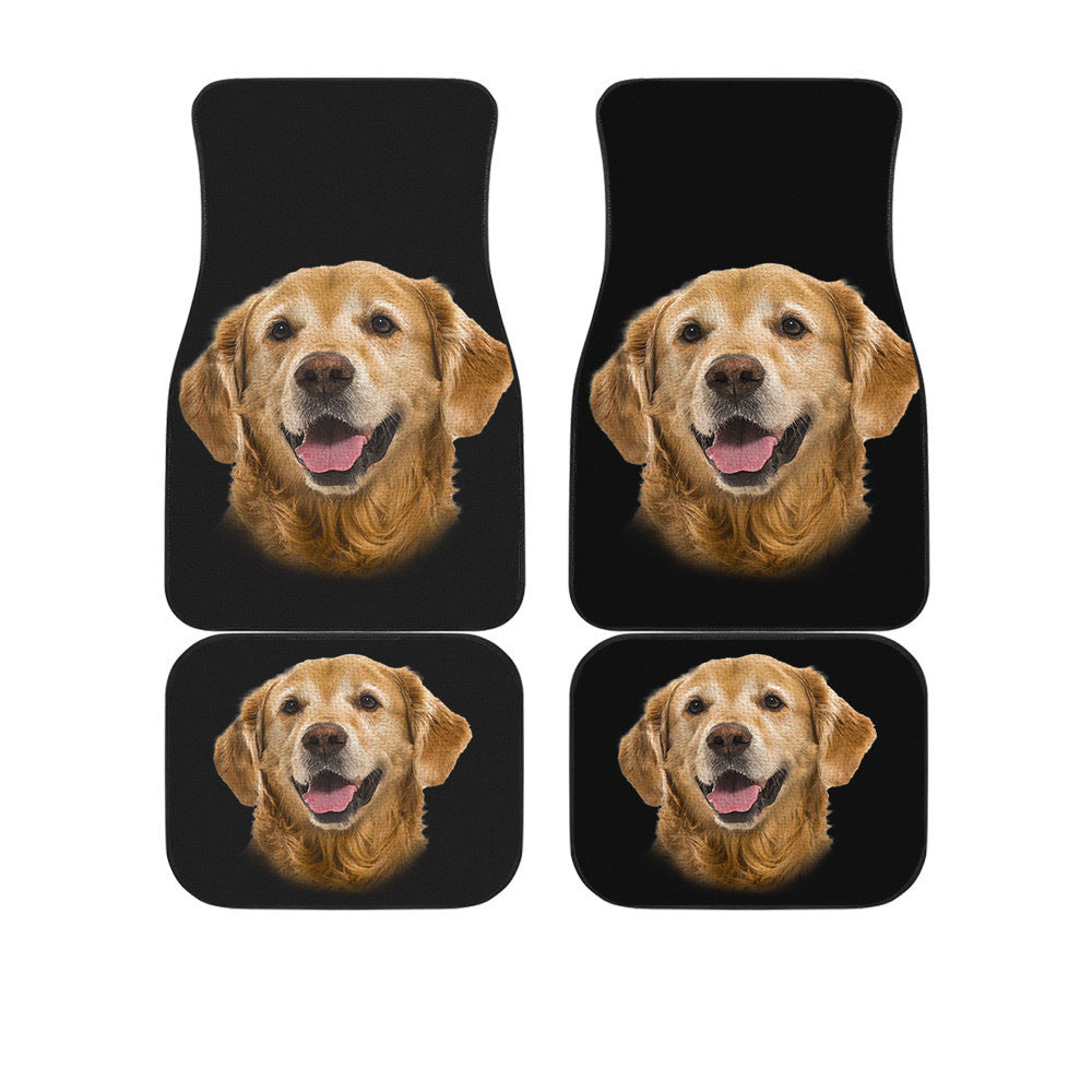 Golden Retriever Cute Face Car Floor Mats 118