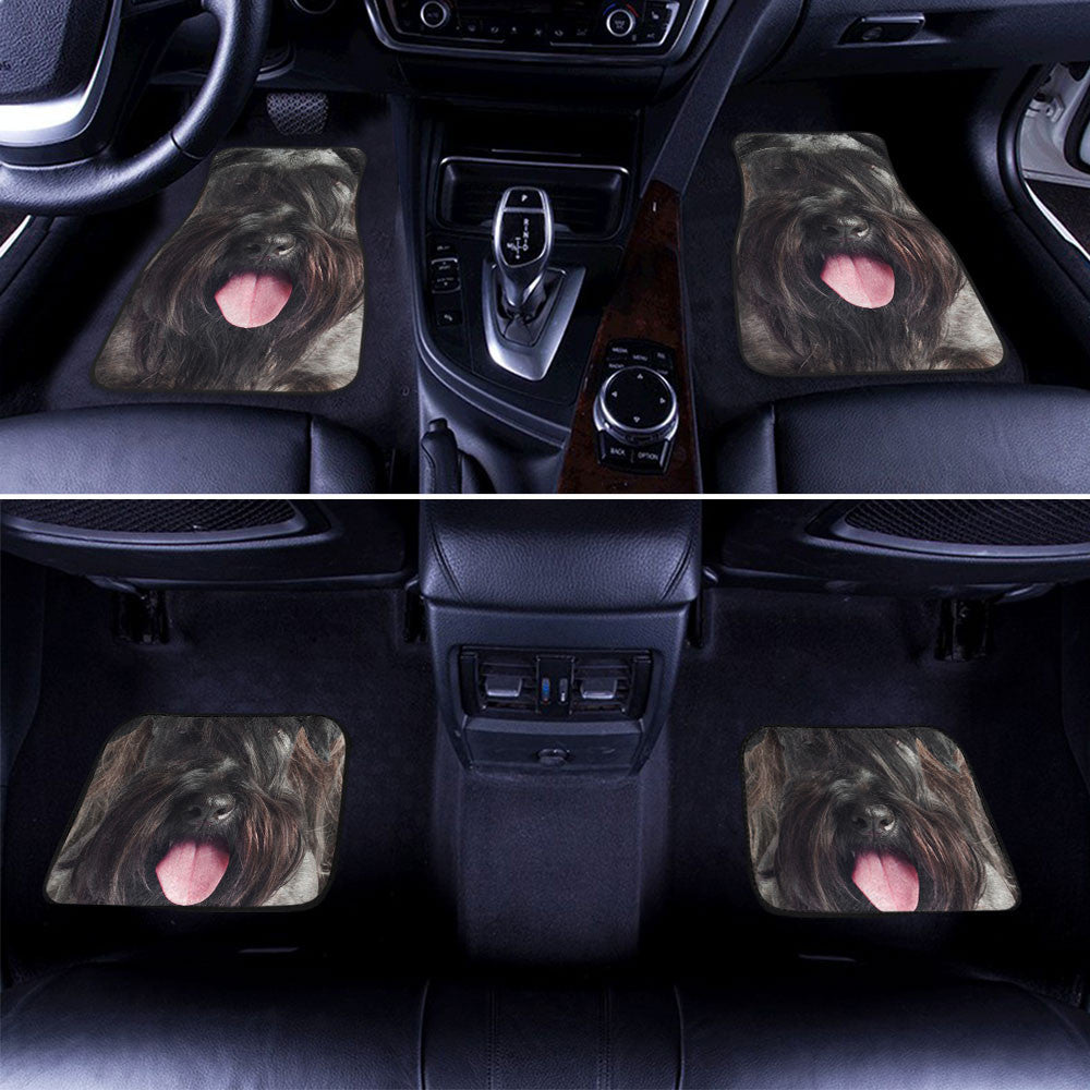 Cesky Terrier Dog Funny Face Car Floor Mats 119