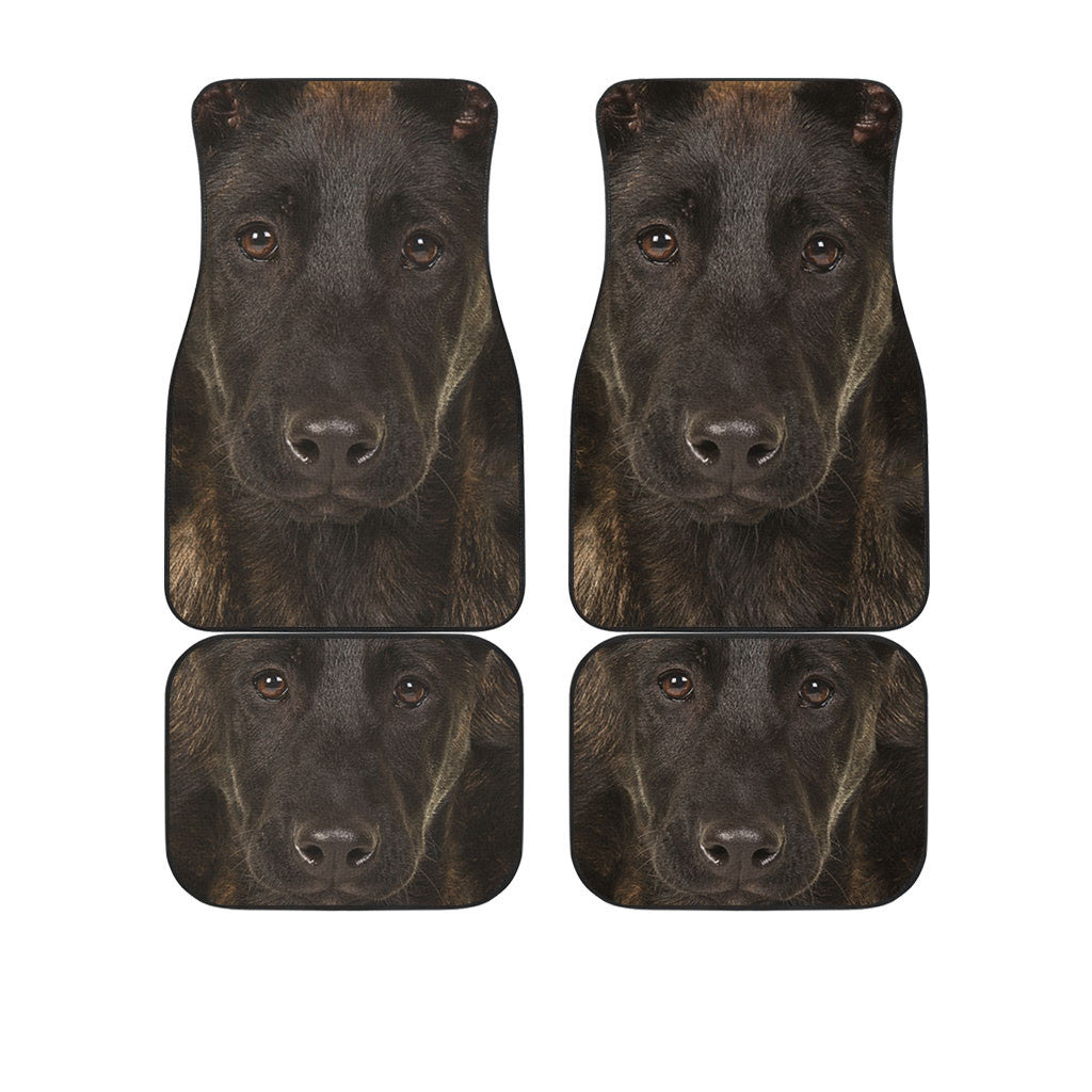 Dutch Shepherd Dog Funny Face Car Floor Mats 119