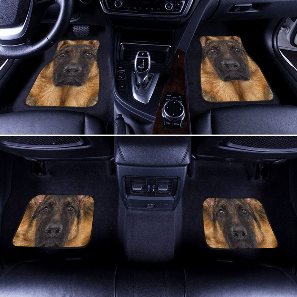 German Shepherd Dog Funny Face Car Floor Mats 119