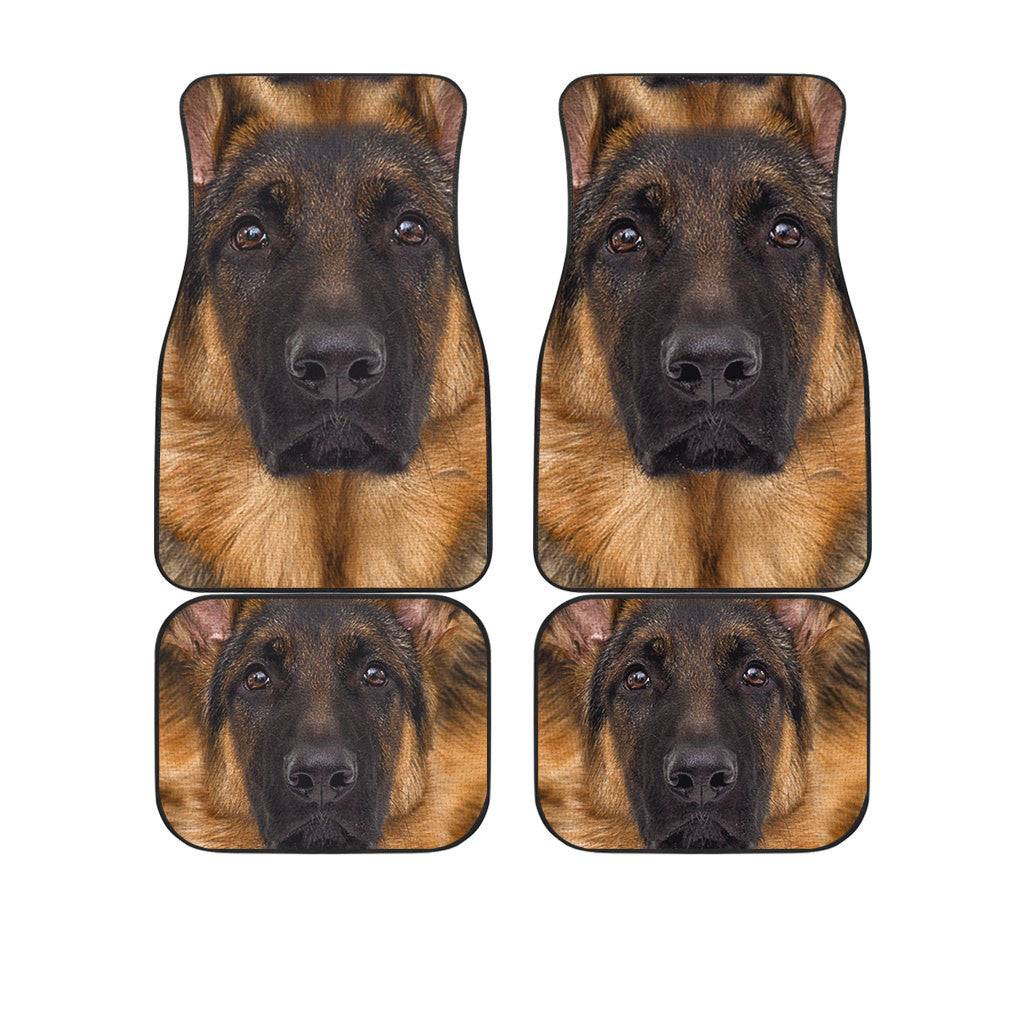 German Shepherd Dog Funny Face Car Floor Mats 119