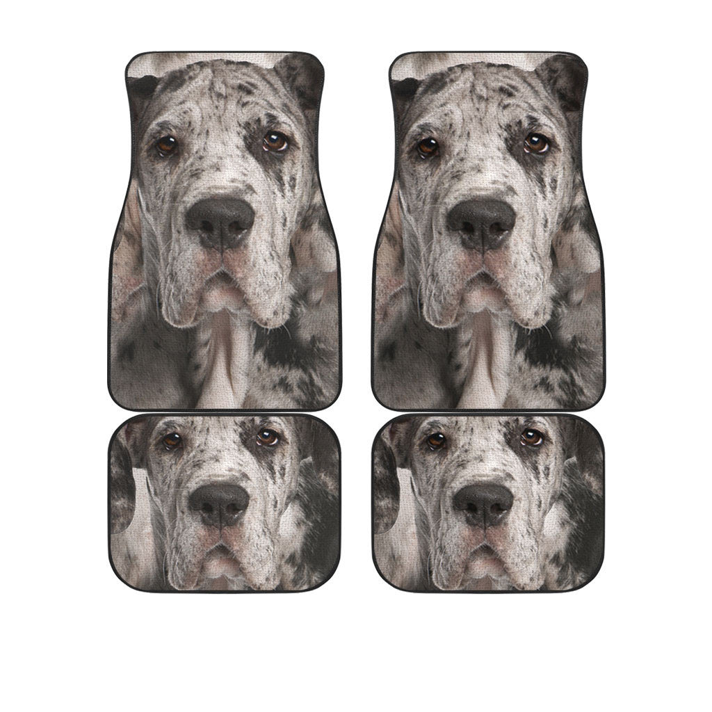 Great Dane Dog Funny Face Car Floor Mats 119