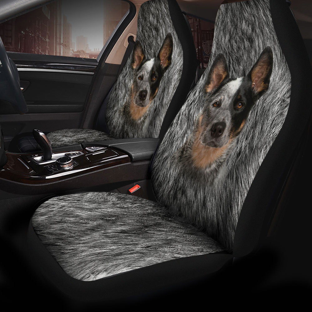 Australian Cattle Dog Funny Face Car Seat Covers 120