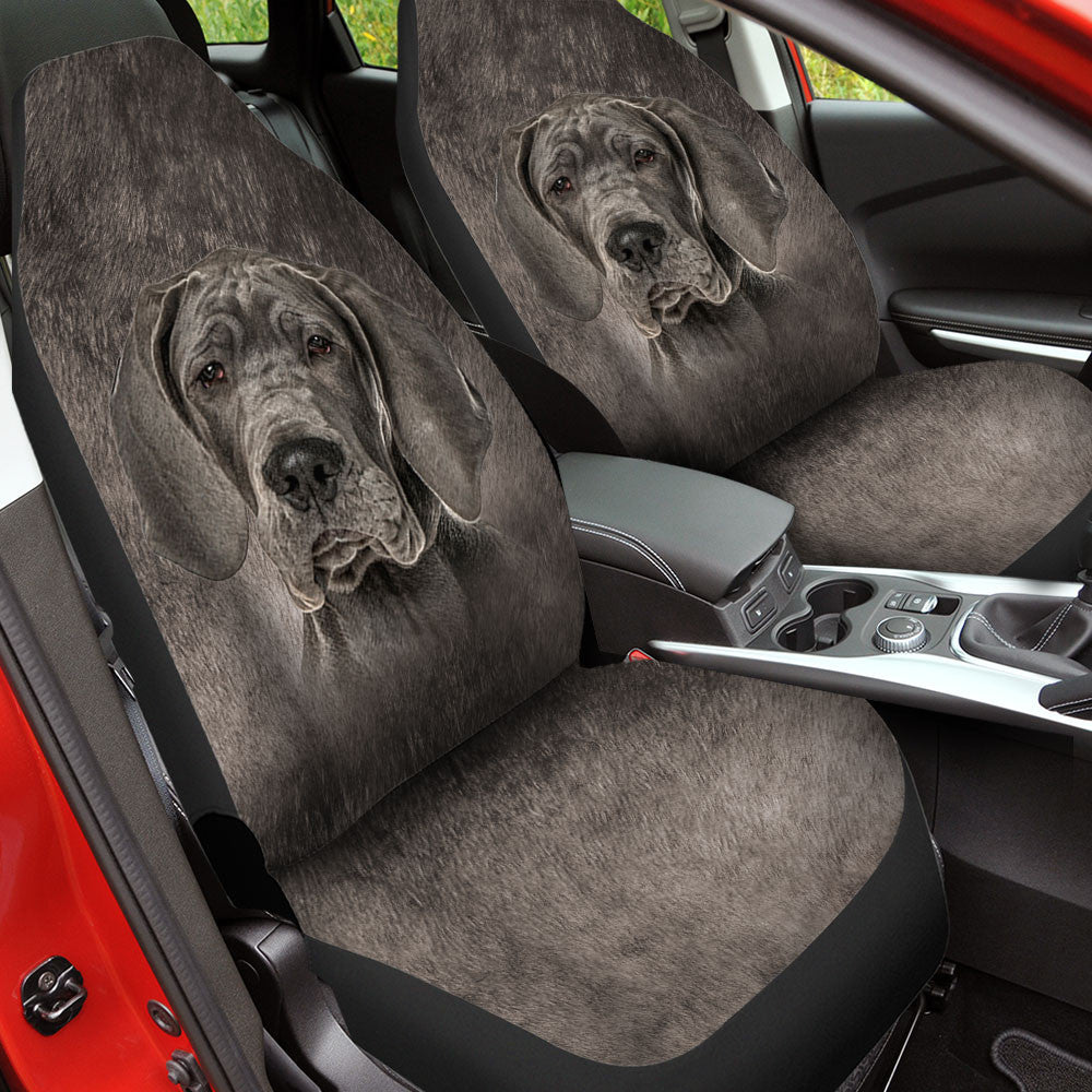 Great Dane Dog Funny Face Car Seat Covers 120