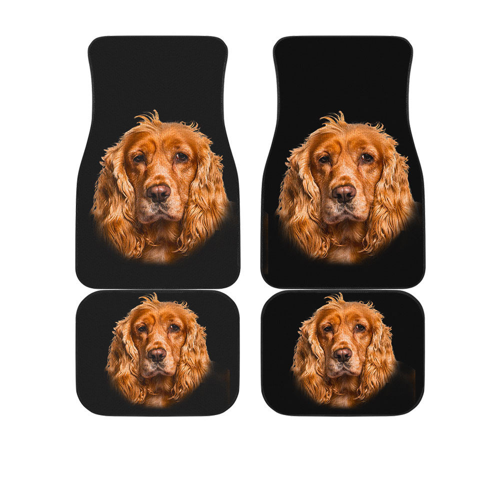 Cocker Spaniel Cute Face Car Floor Mats 118