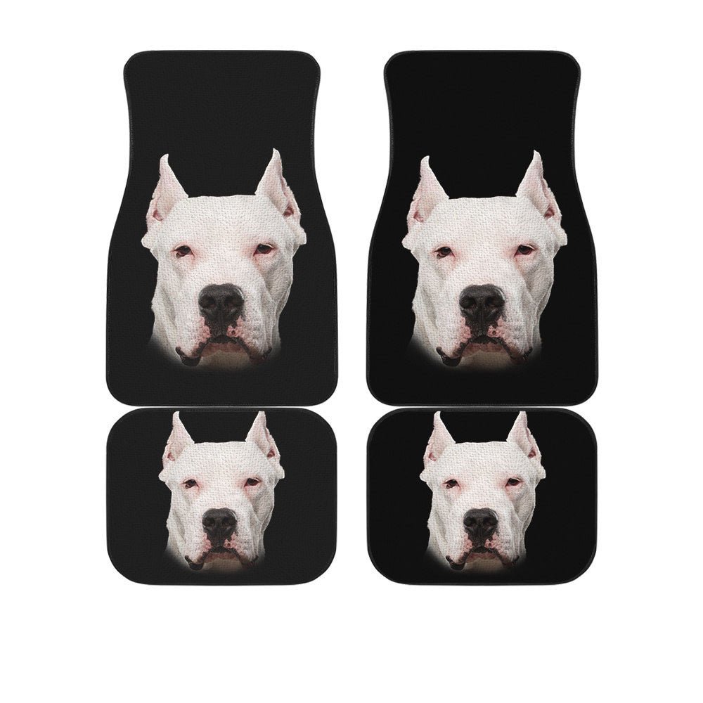 Dogo Argentino Cute Face Car Floor Mats 118