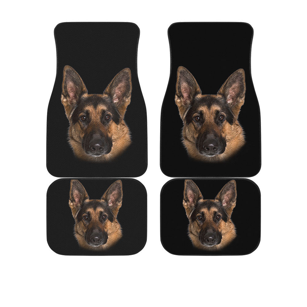 German Shepherd Dog Cute Face Car Floor Mats 118