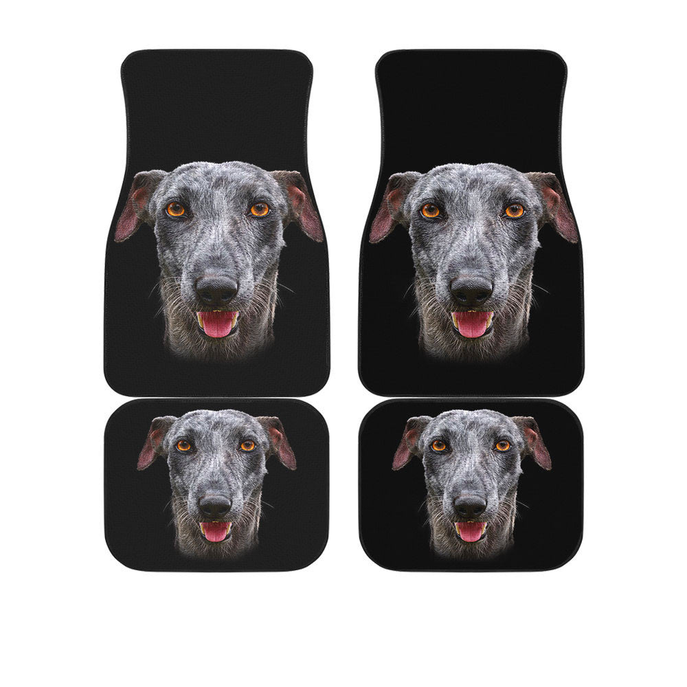 Greyhound Cute Face Car Floor Mats 118
